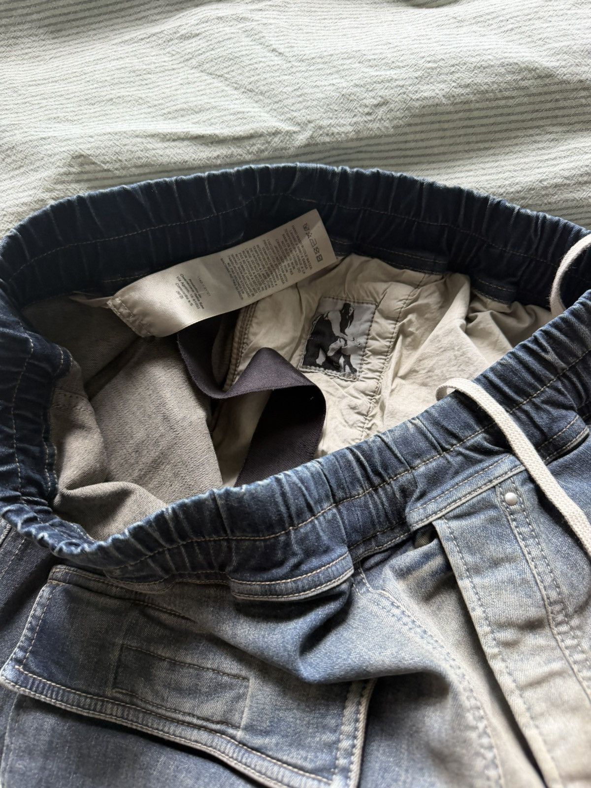 Rick Owens Drkshdw Rick Owens Drkshdw Mineral Pearl Cargo Jumbo Belas Degrade L Size US 34 / EU 50 - 11 Thumbnail