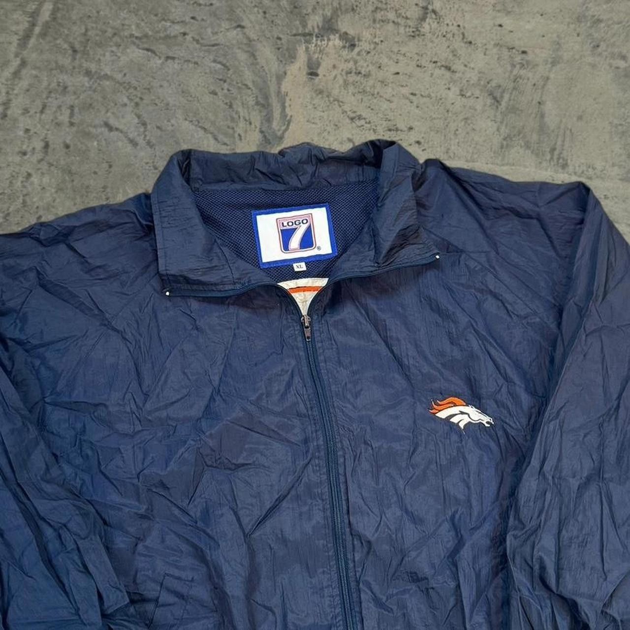 Logo 7 × Vintage Vintage 90s Logo 7 Denver Broncos Nylon Windbreaker Jacket Size US XL / EU 56 / 4 - 2 Thumbnail