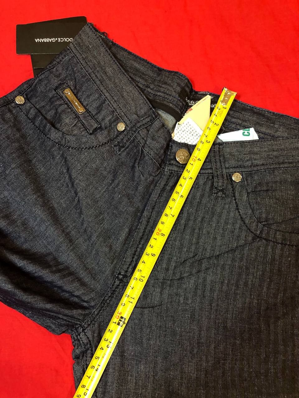 Dolce & Gabbana DOLCE & GABBANA distressed denim pants with logo Size US 33 - 14 Thumbnail