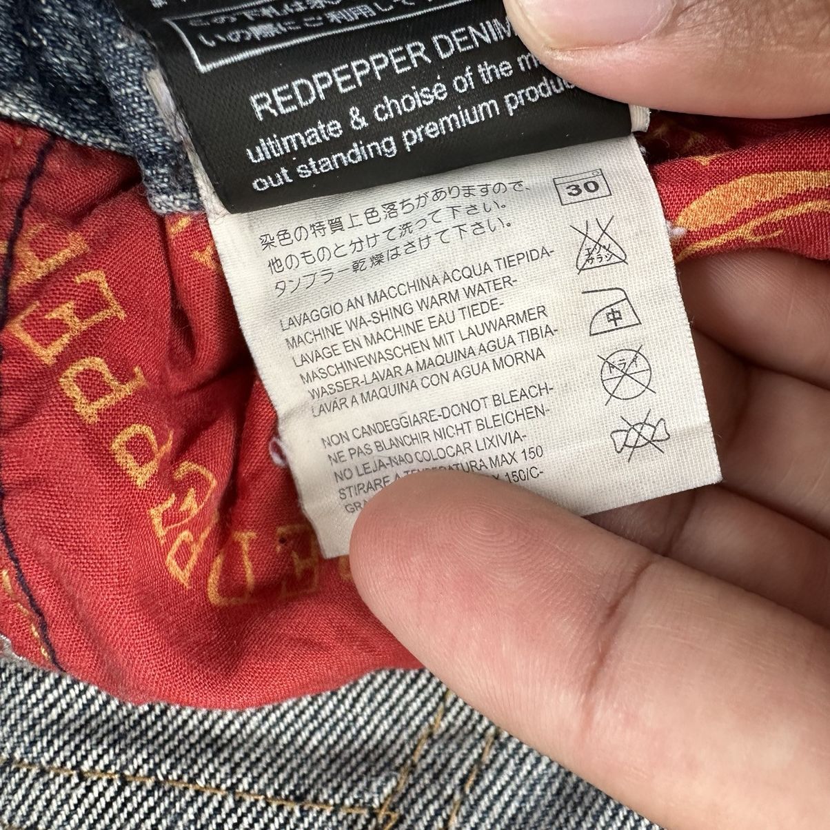 Japanese Brand Vintage Japanese PUNK Raw Faded Denim Jean Japan Size 34 Size US 34 / EU 50 - 14 Thumbnail