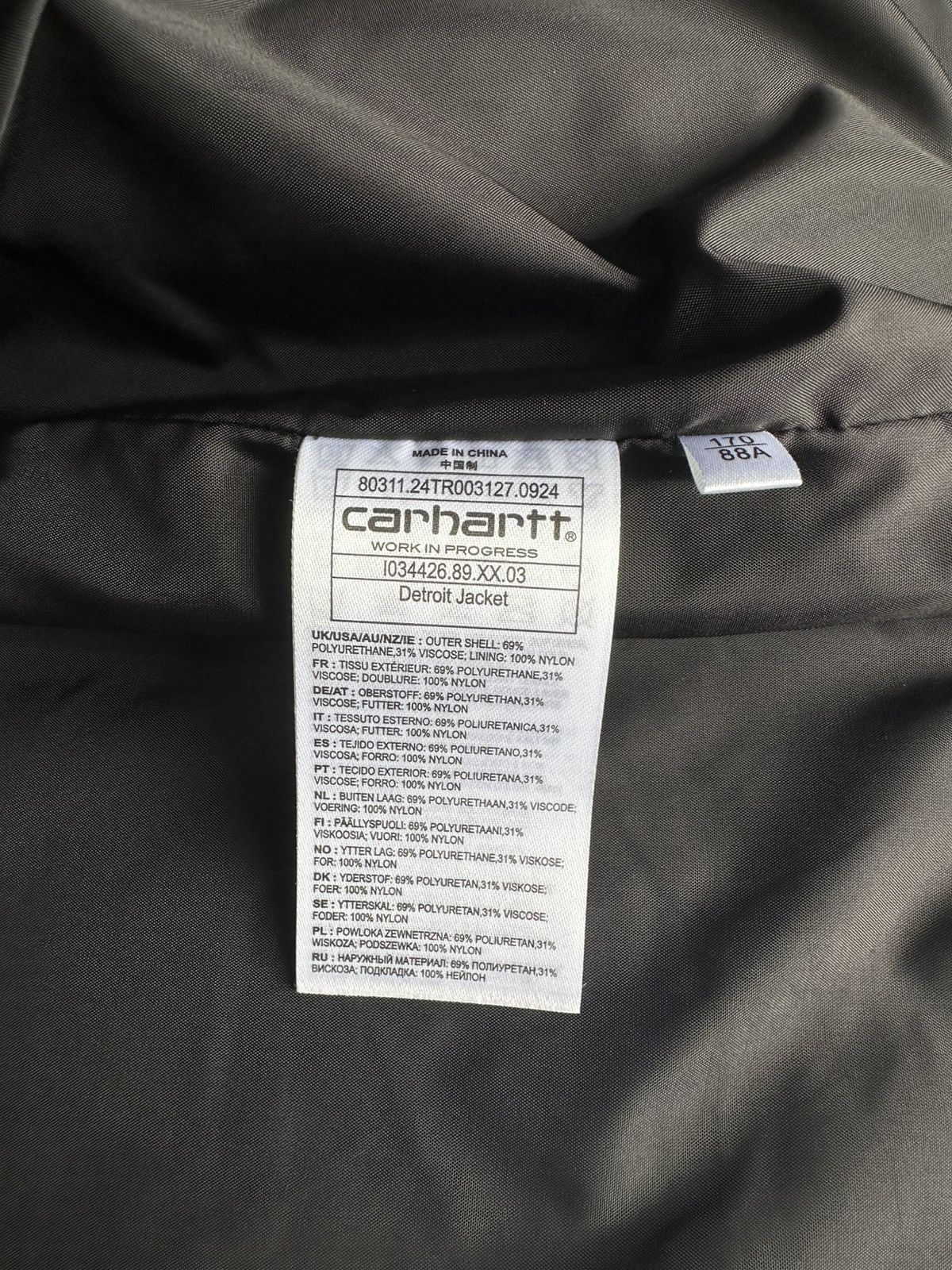 Carhartt × Carhartt Wip Carhartt WIP detroit faux leather jacket Size US S / EU 44-46 / 1 - 5 Thumbnail