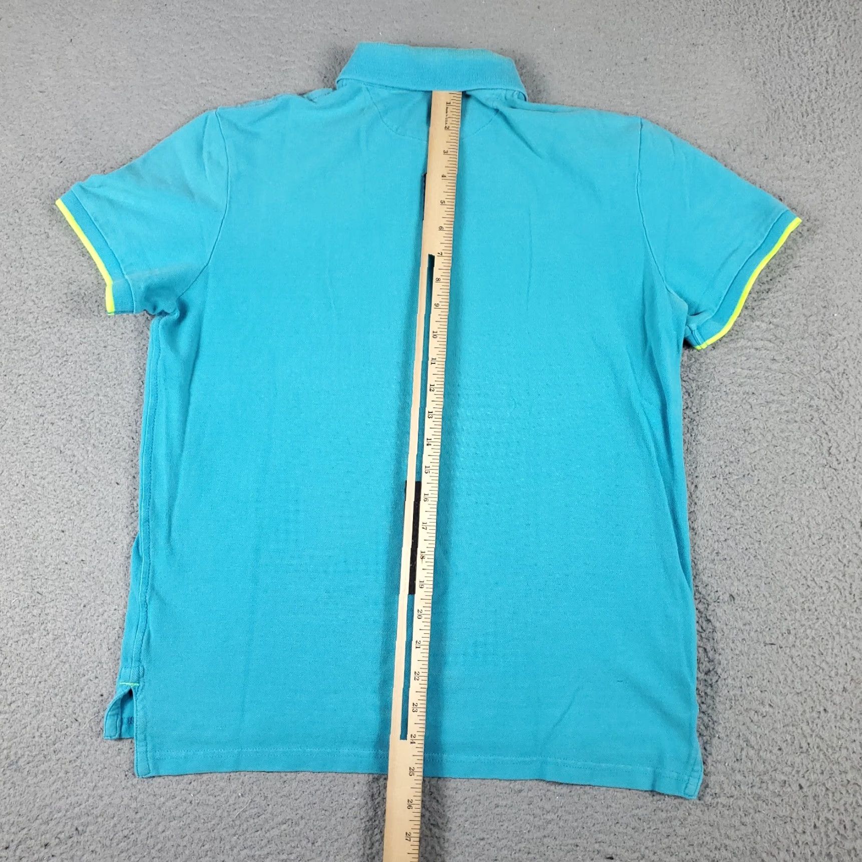 American Eagle Outfitters American Eagle Outfitters Shirt Polo Adult Medium Blue Short Sleeve Cotton Blend Mens Size US M / EU 48-50 / 2 - 4 Thumbnail