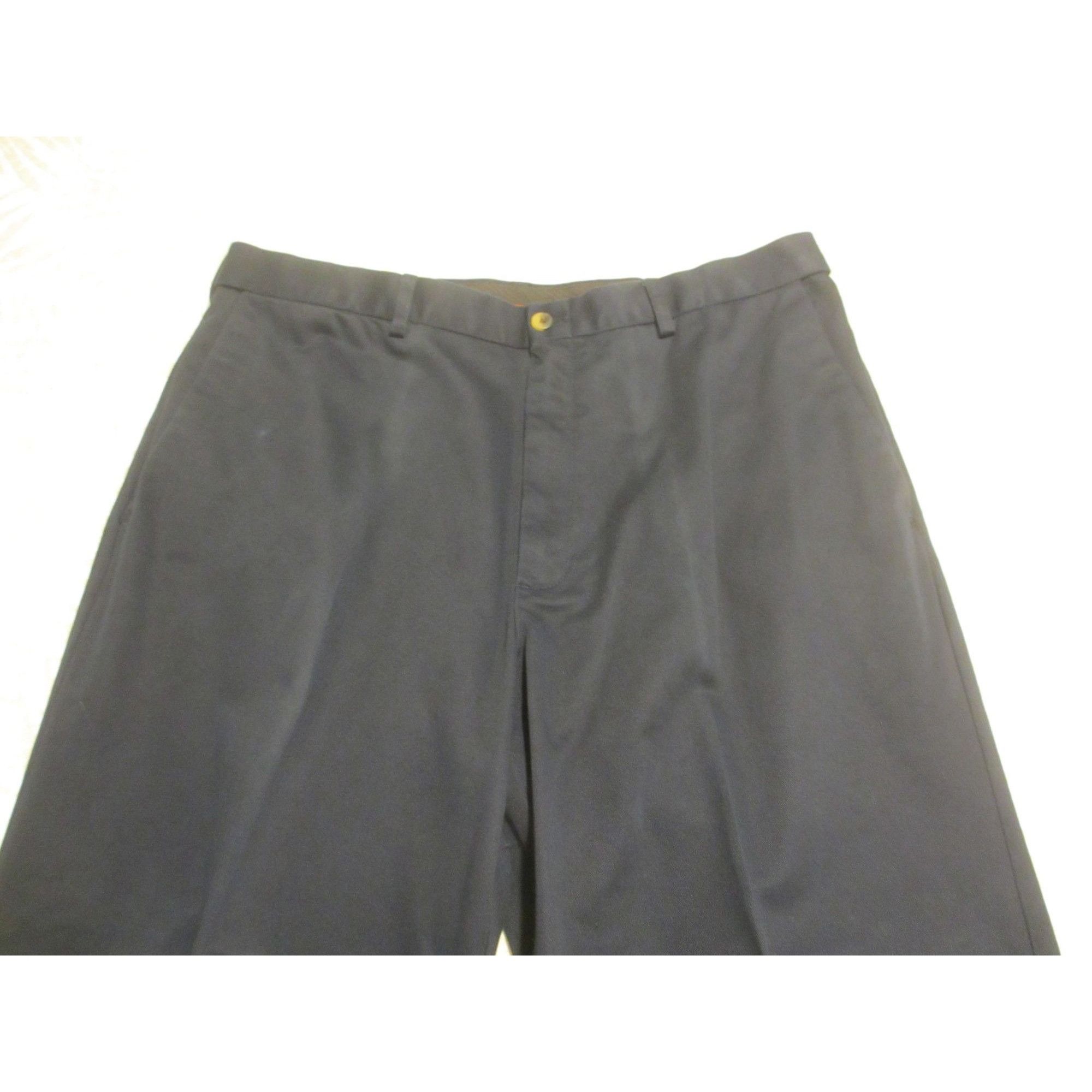 Dockers Dockers Mens Navy Blue Pleated Work Pants - Classic Fit with Size US 36 / EU 52 - 3 Thumbnail