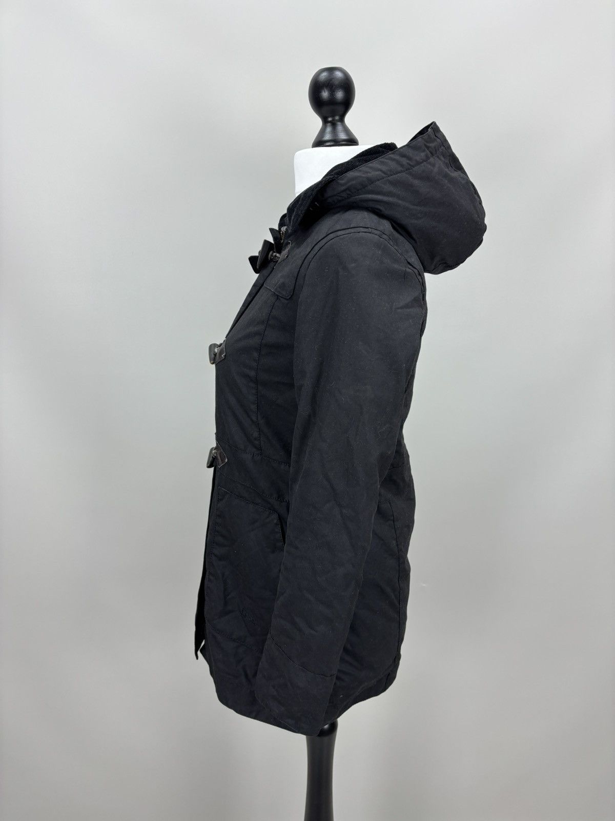 Barbour Womens waxed jacket Barbour Buttermere Duffle Coat Size UK 8 Size S / US 4 / IT 40 - 11 Thumbnail