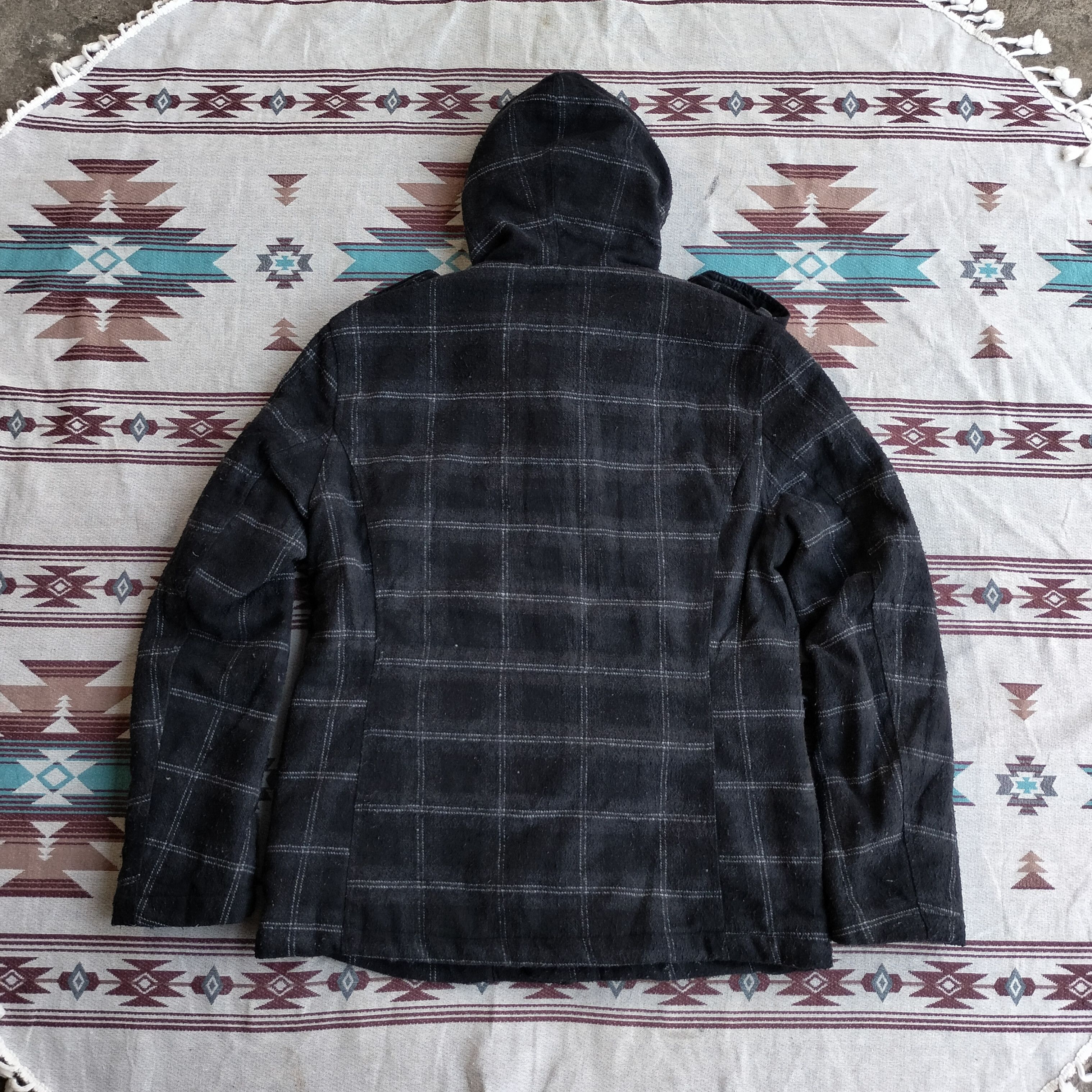 In The Attic In The Attic Rockers Garment plaid hooded jacket Size US L / EU 52-54 / 3 - 4 Thumbnail