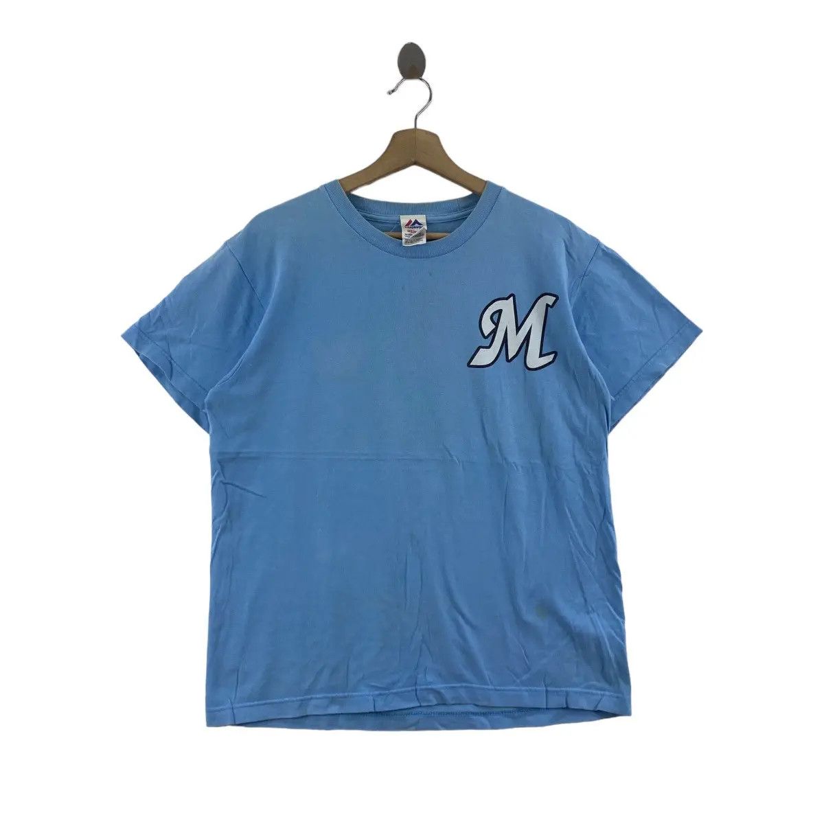 Majestic MAJESTIC ATHLETIC GUCCHI No 6 Baseball Tee Shirt Top Sports Size US M / EU 48-50 / 2 - 2 Thumbnail