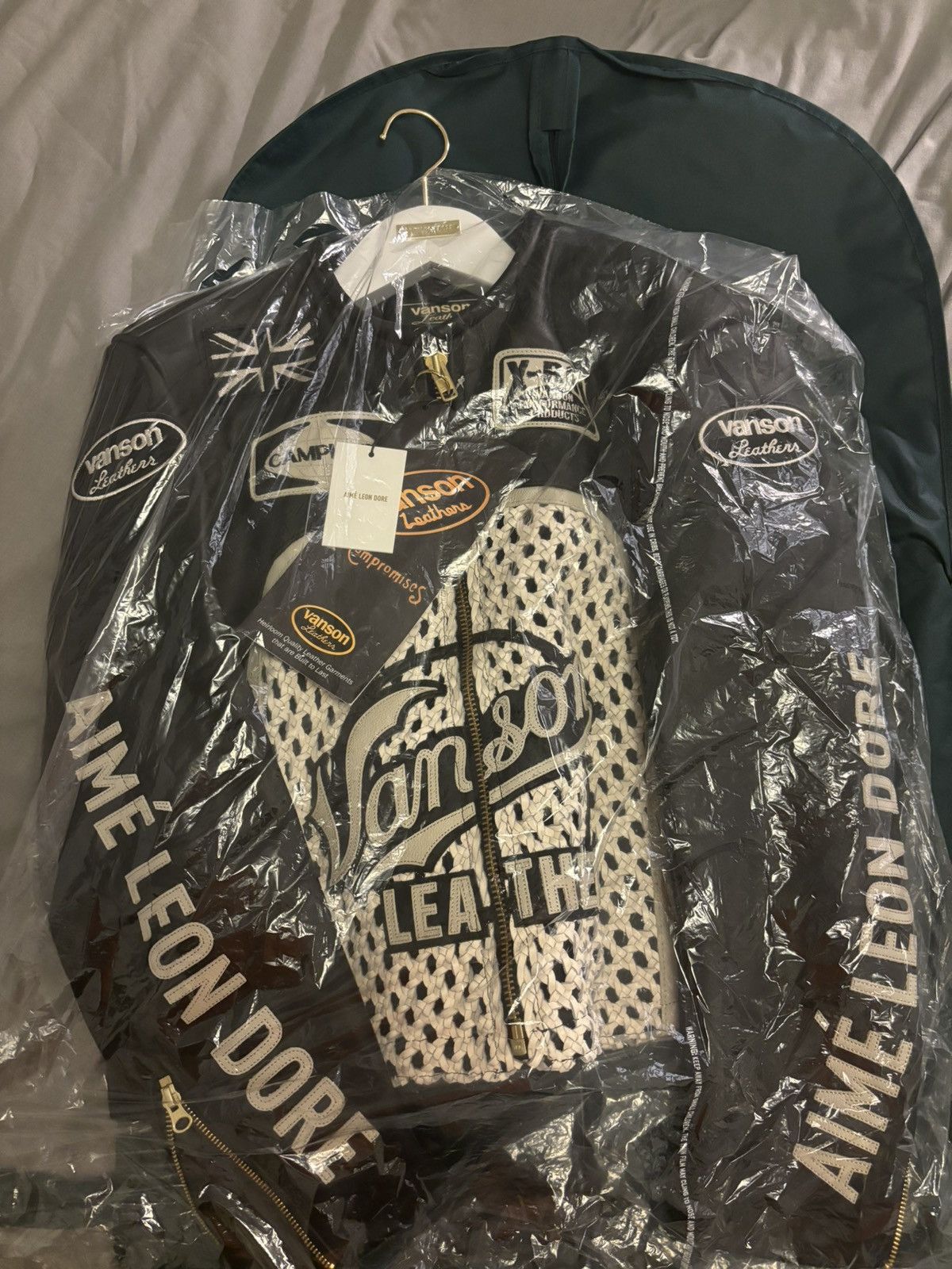 Aime Leon Dore Aime Leon Dore Vanson Leather Jacket Size US L / EU 52-54 / 3 - 2 Thumbnail