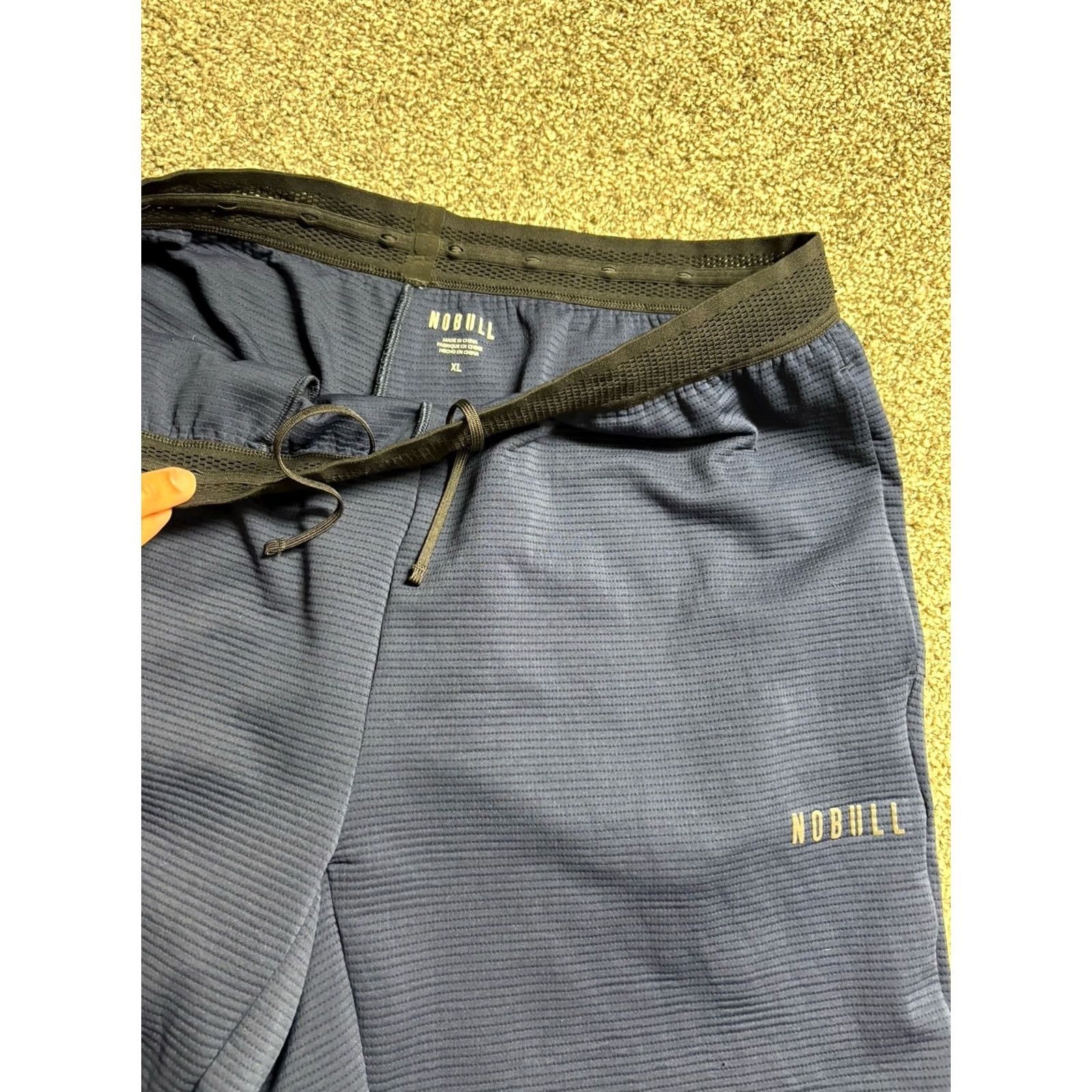 Vintage NOBULL Shorts Mens XL Blue Athletic Training Gym Stretch 7” Unlined Size US 36 / EU 52 - 6 Thumbnail