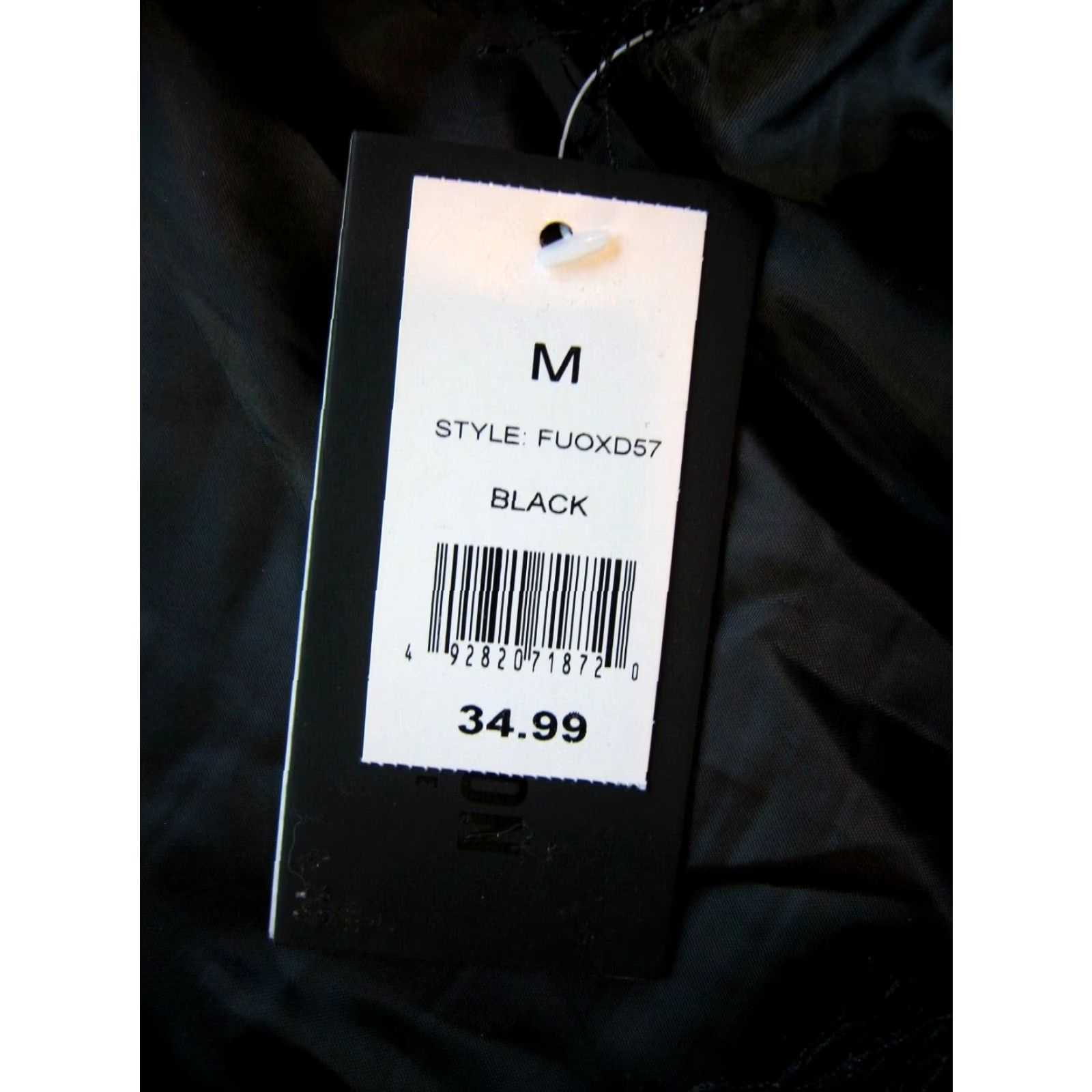 Vintage NWT Fashion Union Black Furry Silver Tunic Tank Dress M/8 Shirt/ Tank Dress Size M / US 6-8 / IT 42-44 - 6 Thumbnail