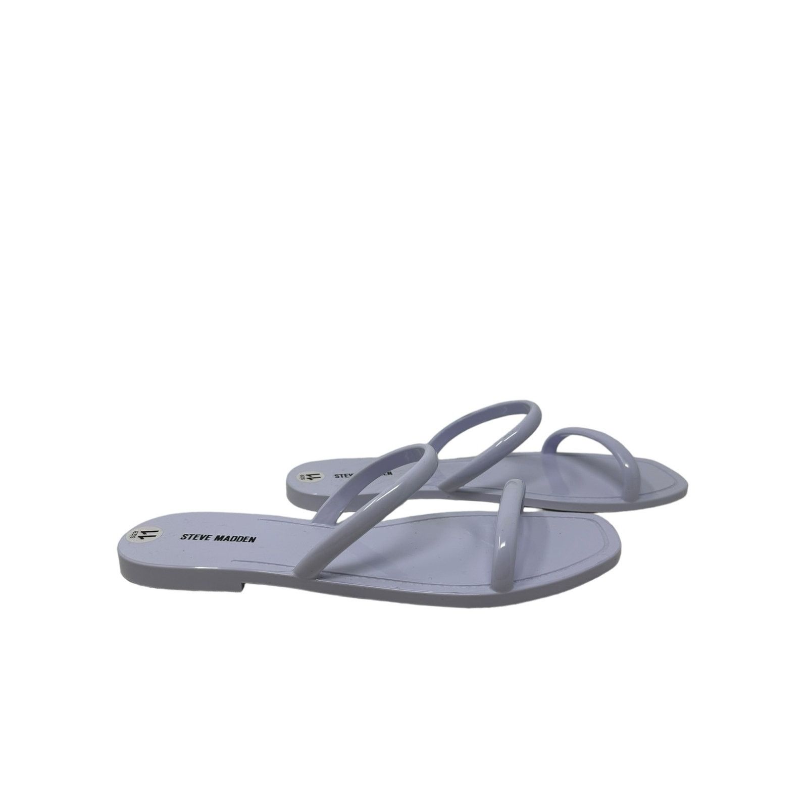 Steve Madden Steve Madden White Double Strap Flat Sandals size 11 Size US 11 / IT 41 - 9 Thumbnail