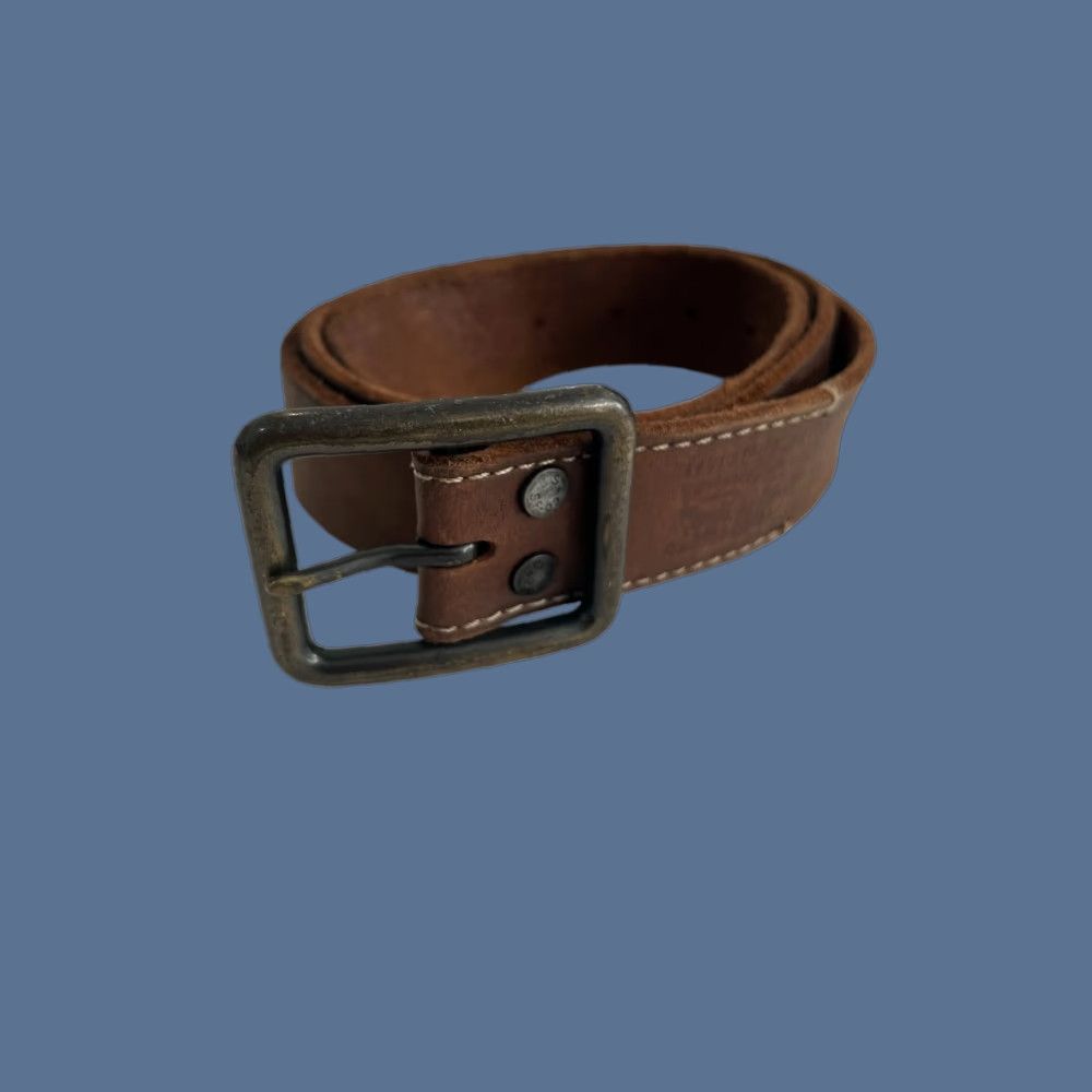 Levi's Levi's Belt Men Brown Leather 33”‑39” Adjustable 1.5” Buckle Leather Weathered Regular XL Mens Size ONE SIZE - 1 Thumbnail
