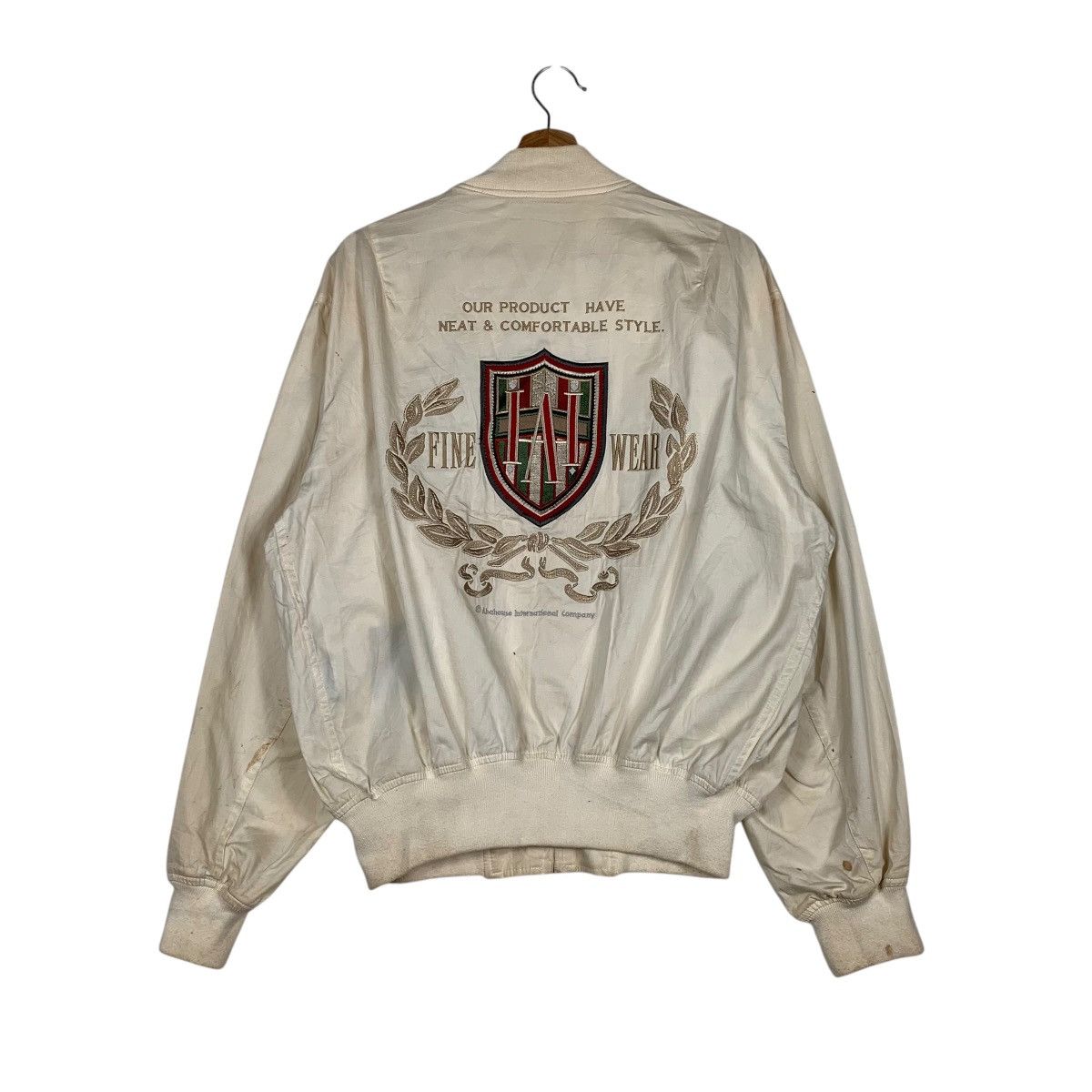 ABAHOUSE Abahouse Big Logo Bomber Jacket Size US M / EU 48-50 / 2 - 7 Thumbnail