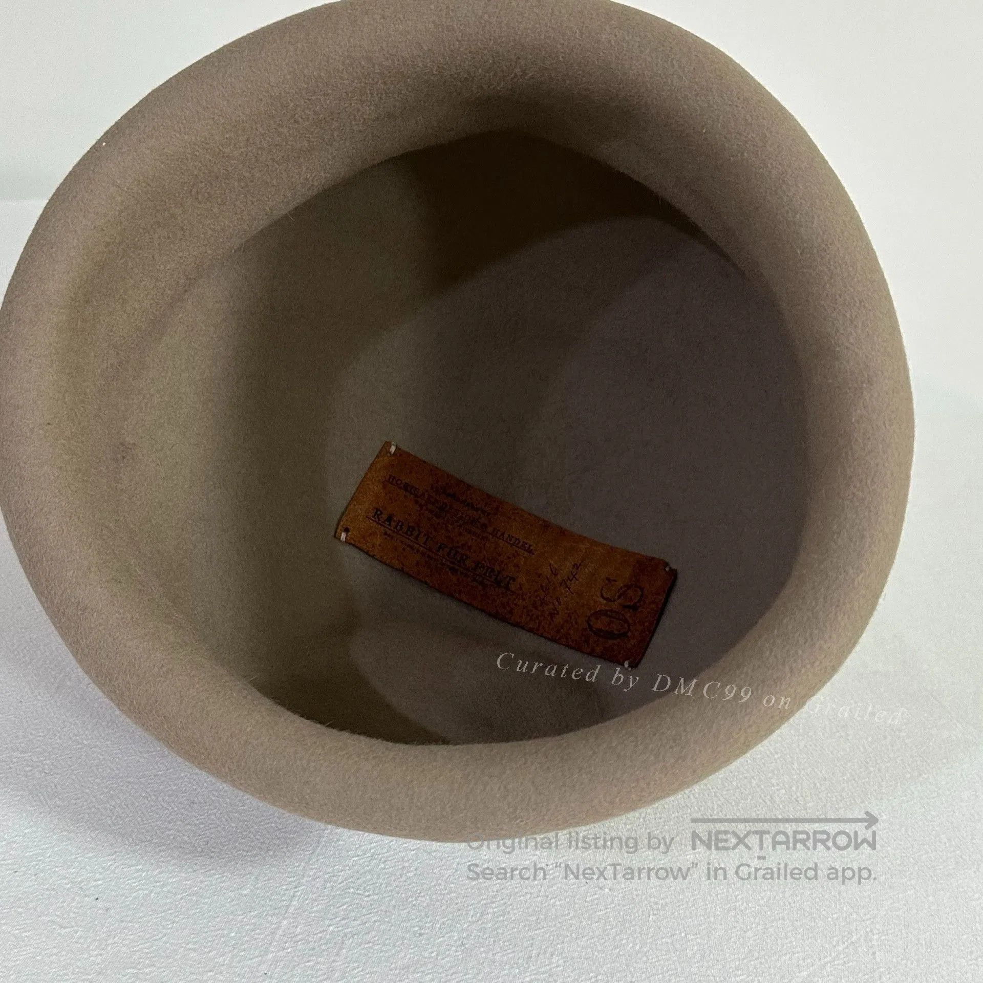 Horisaki HORISAKI Rabbit Fur Felt Handcrafted Hat. Size ONE SIZE - 5 Thumbnail