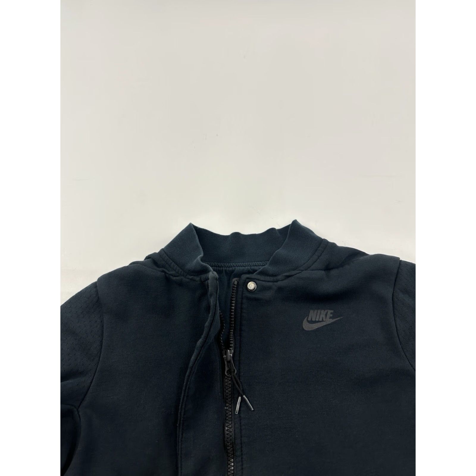 Nike Nike Tech Jacket Womens XS Black Full Zip Fleece Pockets Jacket Size XS / US 0-2 / IT 36-38 - 4 Thumbnail