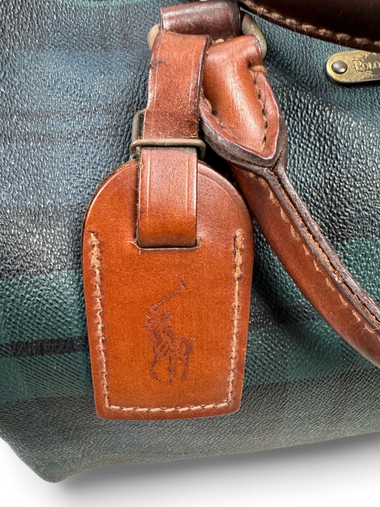 Polo Ralph Lauren Ralph Lauren - Blackwatch Plaid Green Handbag Boston Size ONE SIZE - 7 Thumbnail