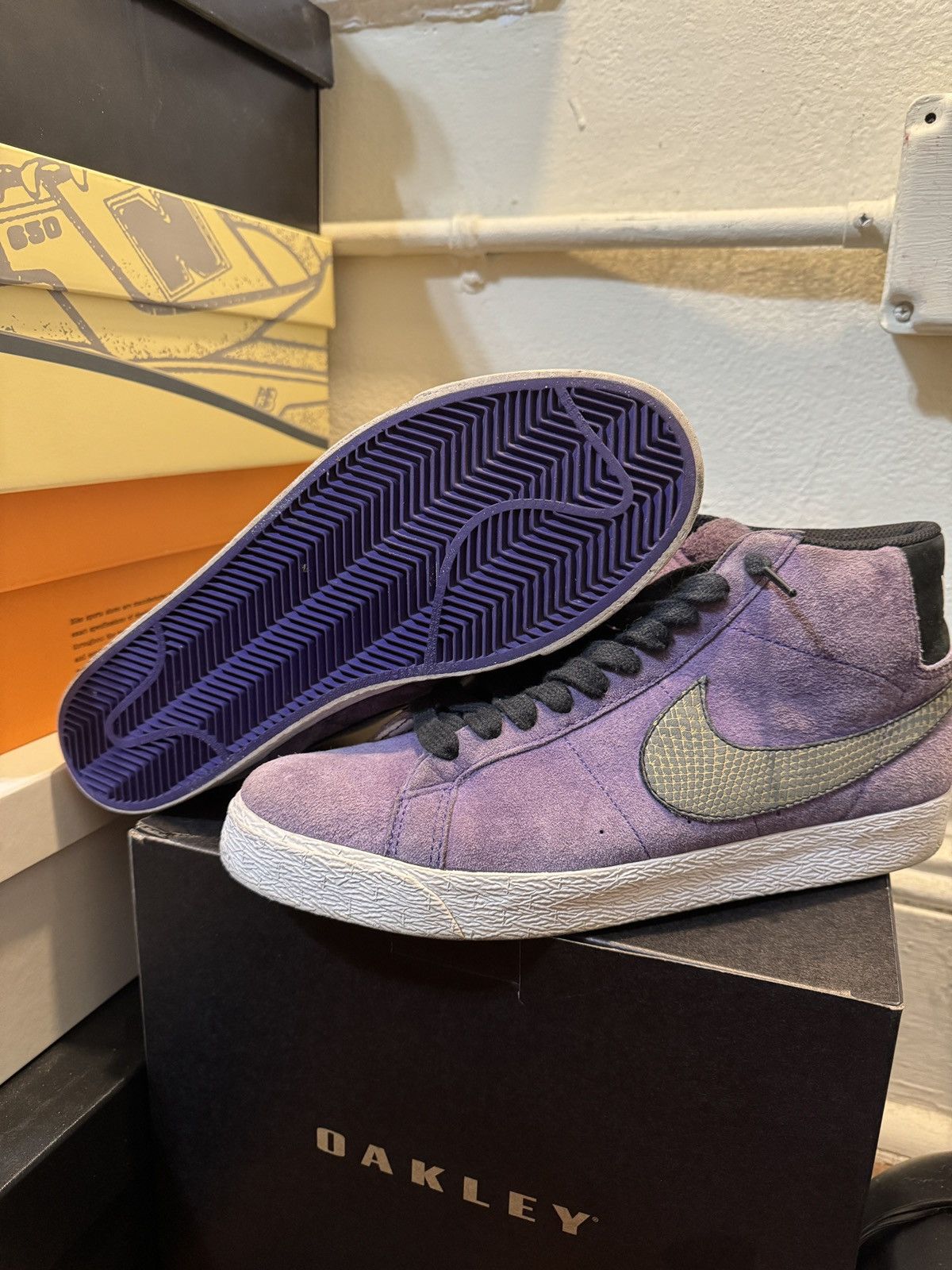Nike × Vintage Nike SB Blazer - Varsity Purple Size US 10 / EU 43 - 2 Thumbnail