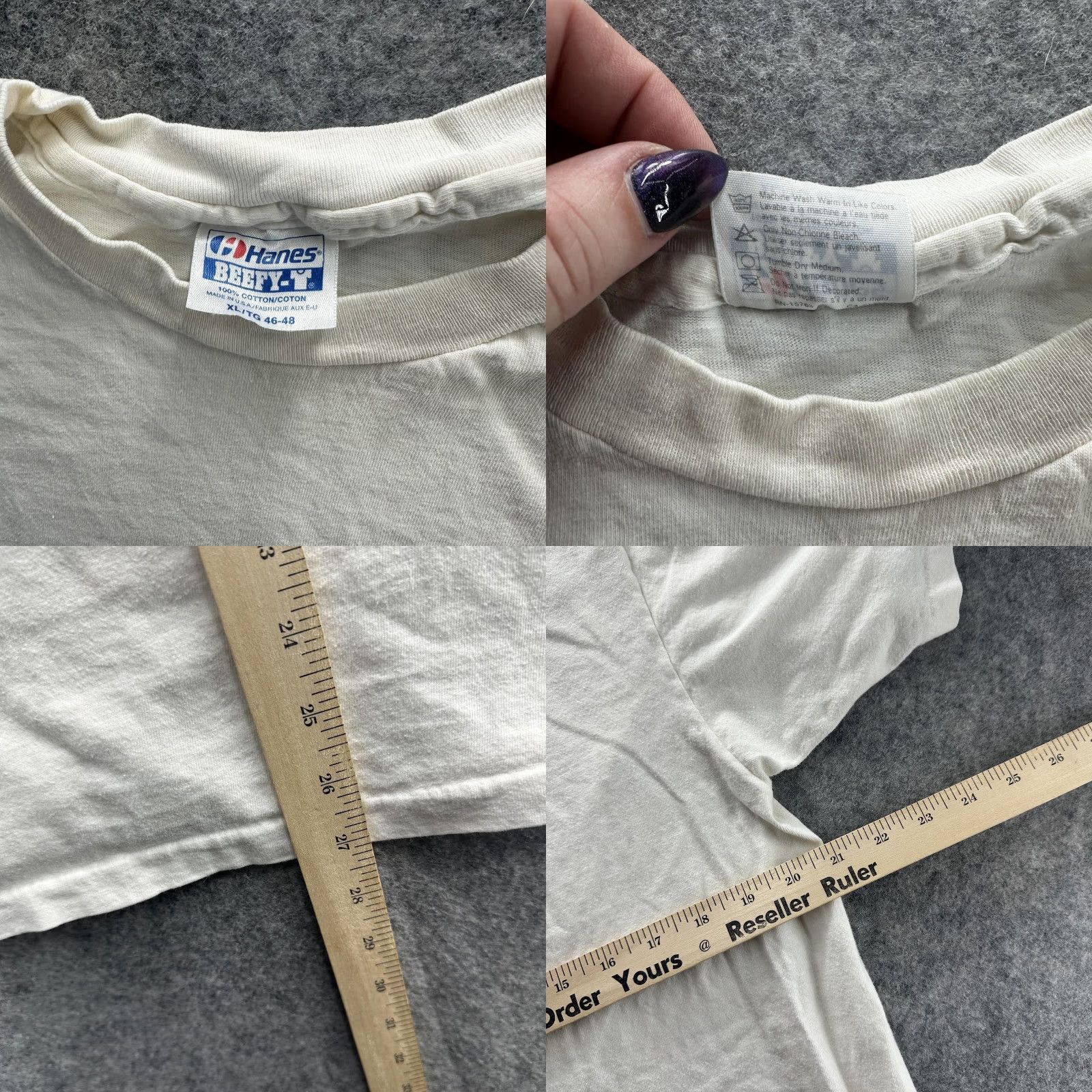 Hanes VINTAGE Delta Gamma Shirt Mens XL Mom's Weekend 1991 Greek Fraternity 90s T-Shirt White Mens XL Size US XL / EU 56 / 4 - 8 Thumbnail