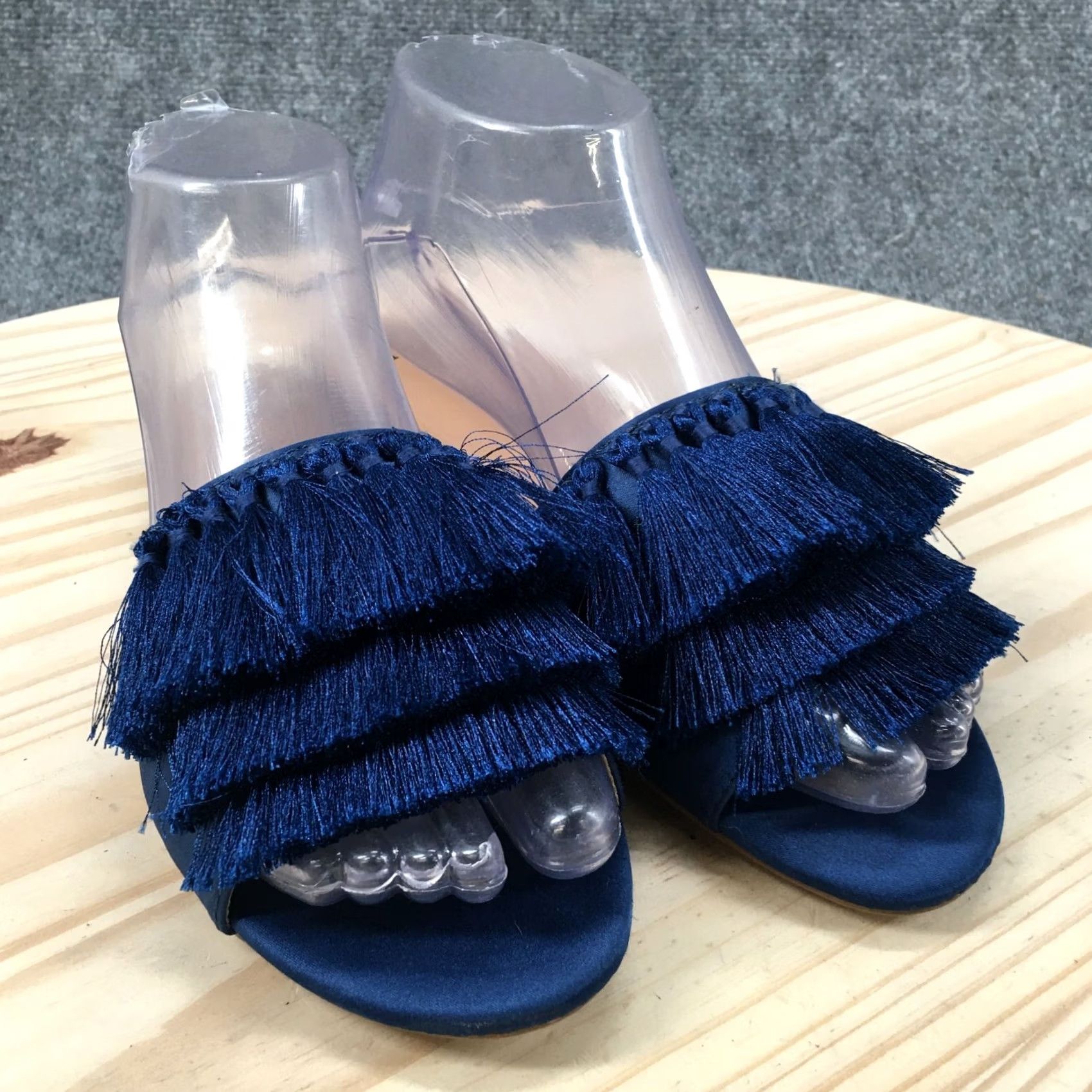 Vintage A New Day Sandals Womens 7 Casual Slide Flats Comfort Blue Slip On Low Top Sandal Womens Adult 7 Blue Casual Slide Comfort Nike Size M / US 6-8 / IT 42-44 - 3 Thumbnail