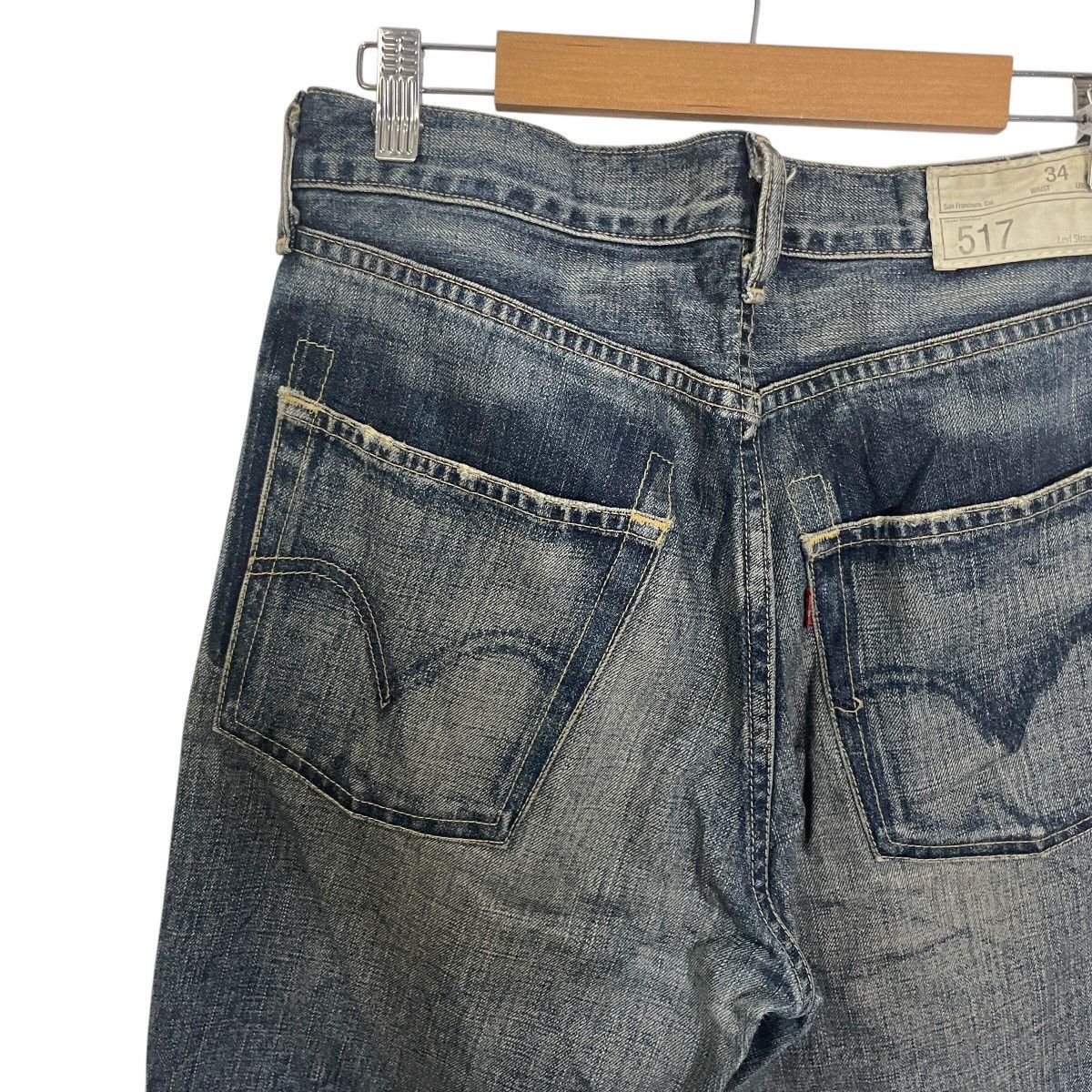 Levi's Vintage Y2k Levis 517 Denim Size US 33 - 3 Thumbnail