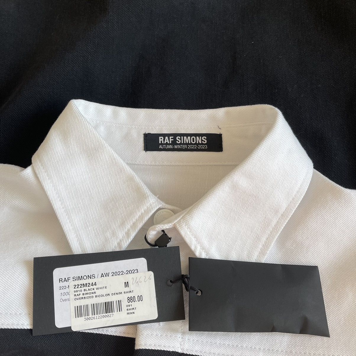 Raf Simons AW2022/23 Oversized Bicolor Denim Overshirt Size US M / EU 48-50 / 2 - 5 Thumbnail