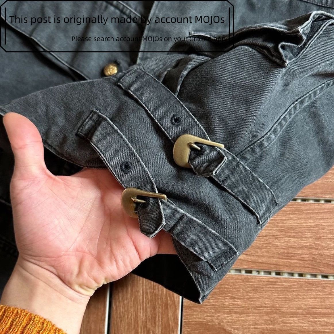 Yohji Yamamoto Sz L Yohji Yamamoto 80s Vintage Black Work Shop Jacket mojos Size US L / EU 52-54 / 3 - 5 Thumbnail