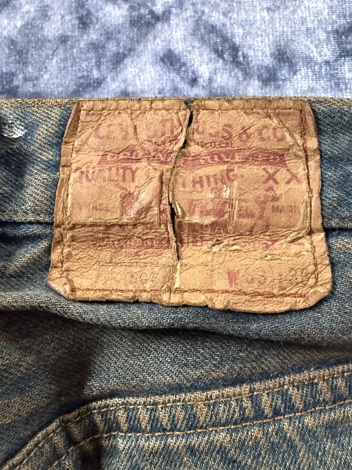 Levi's 80s Vintage Levis 501 Distressed Mud Wash Jeans Size US 30 / EU 46 - 17 Thumbnail