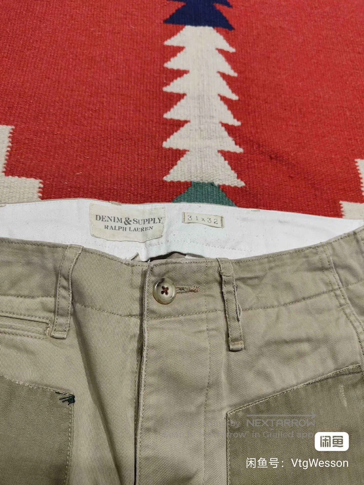 RRL Ralph Lauren Ralph Lauren Patchwork Cargo Pants. Size US 31 - 6 Thumbnail