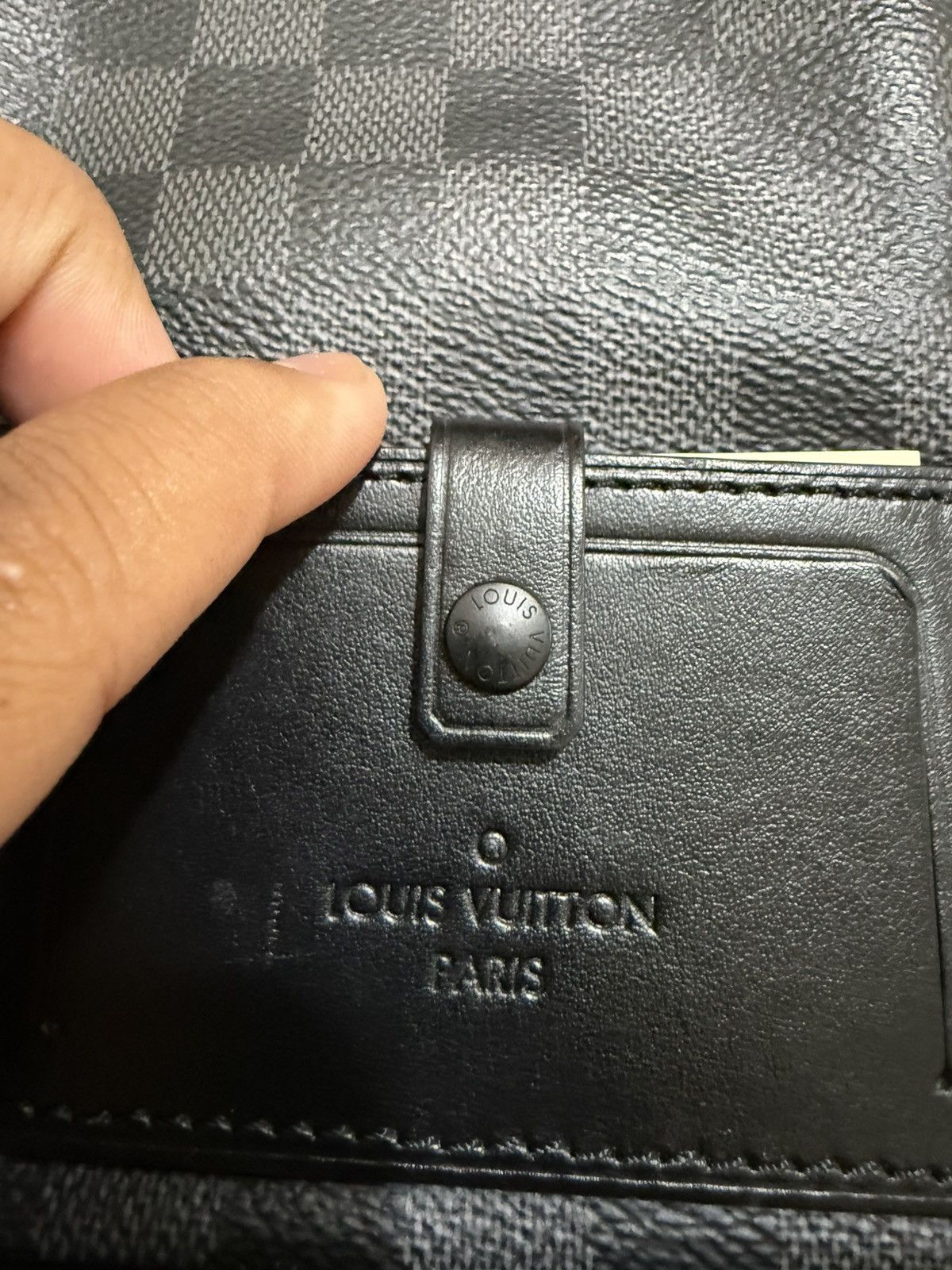 Louis Vuitton Louis Vuitton Damier Alpha Messenger Side Bag Black Size ONE SIZE - 6 Thumbnail