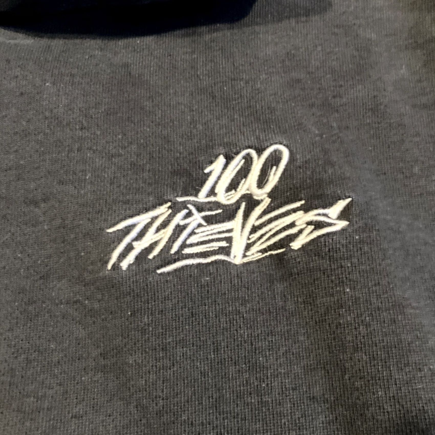 100 Thieves 100 Thieves Hoodie Regular Heavyweight Embroidered Black Reverse Weave Pockets Pullover Sweatshirt XXL Men Size US XXL / EU 58 / 5 - 2 Thumbnail