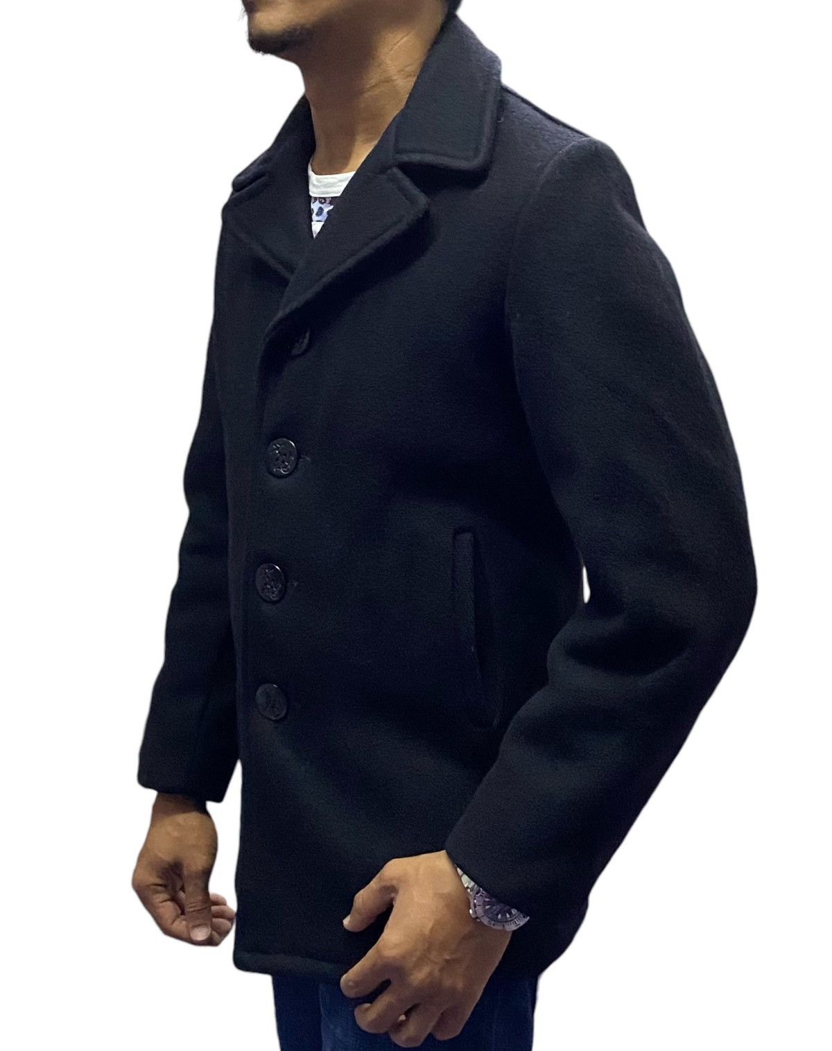 Schott × Vintage Vintage Schott USN WW2 Wool Peacoat Jacket m Size US M / EU 48-50 / 2 - 4 Thumbnail