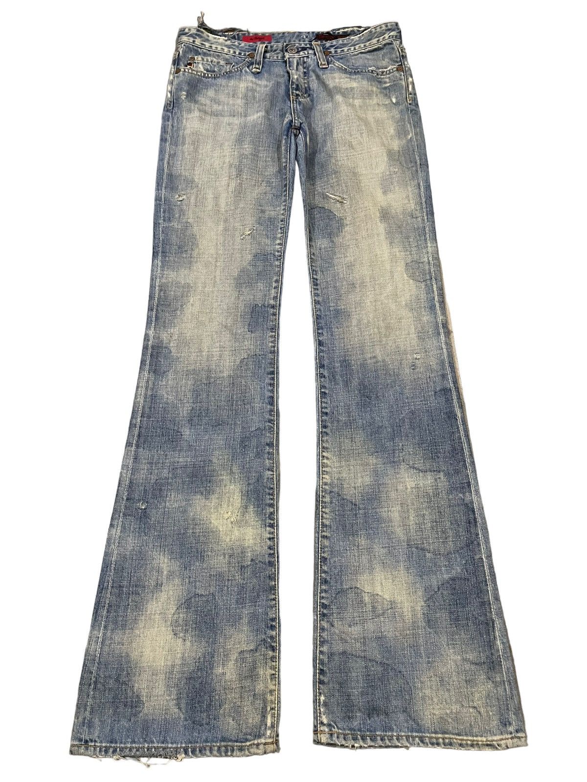 AG Adriano Goldschmied Vintage Usa Adriano Goldschmied Bleached Flare Jeans Size 29" - 1 Thumbnail