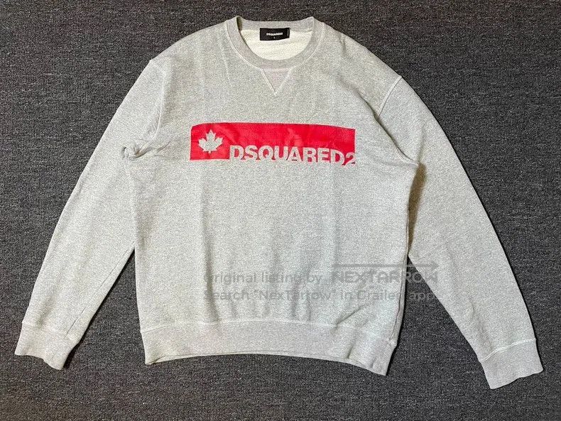 Dsquared2 Dsquared2 Gray Logo Print Sweatshirt. Size US L / EU 52-54 / 3 - 3 Thumbnail