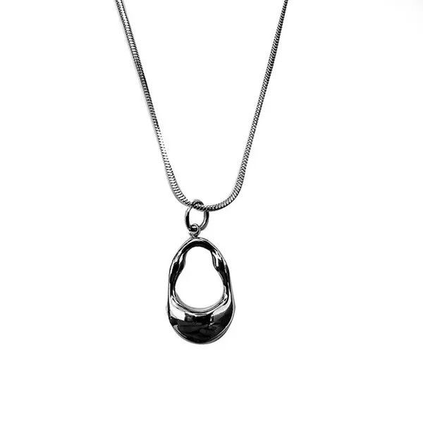Jewelry Stylish Silver Pendant Necklace Size ONE SIZE - 5 Thumbnail