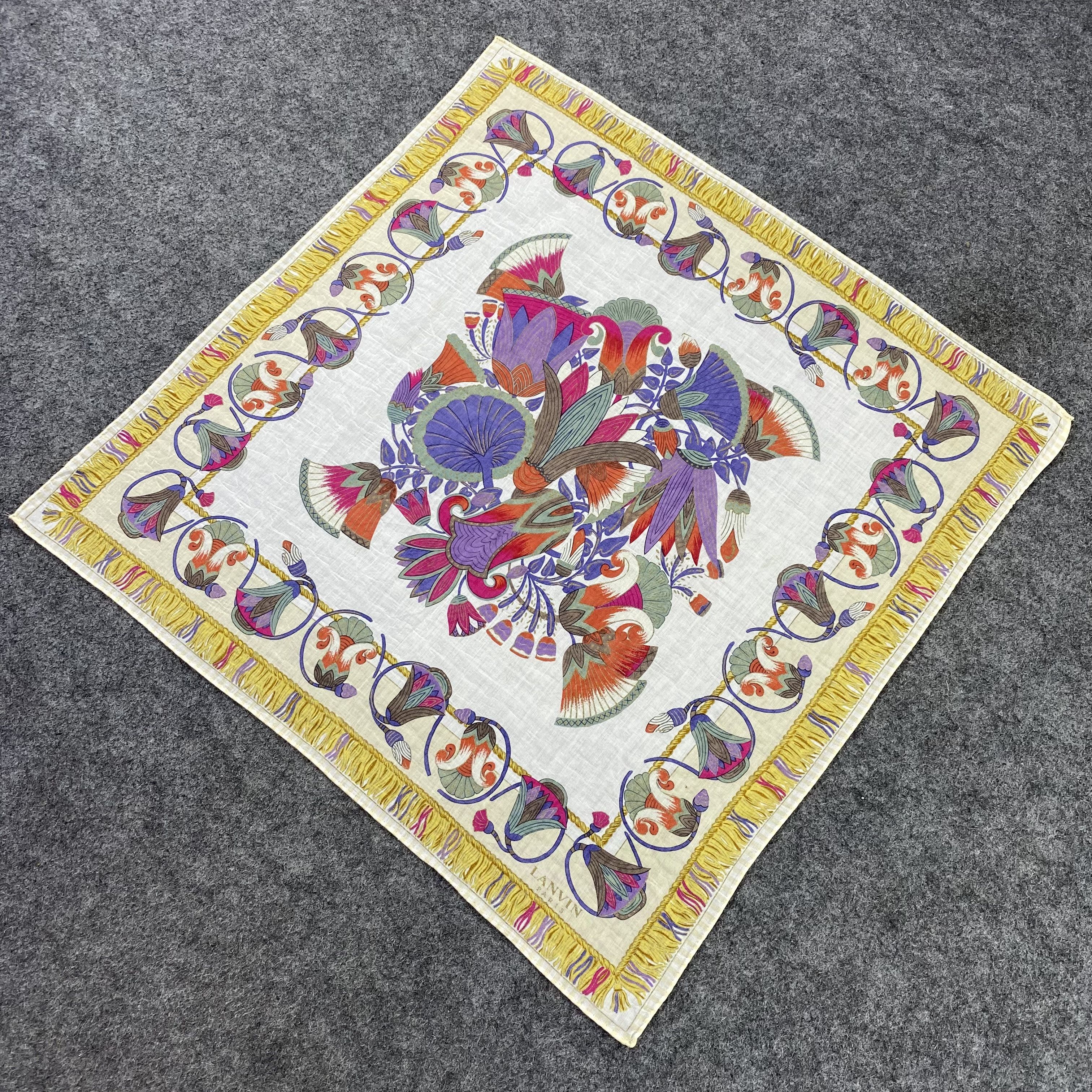 Lanvin Lanvin Handkerchief / Bandana / Neckerchief / Headscarf-B835 Size ONE SIZE - 4 Thumbnail