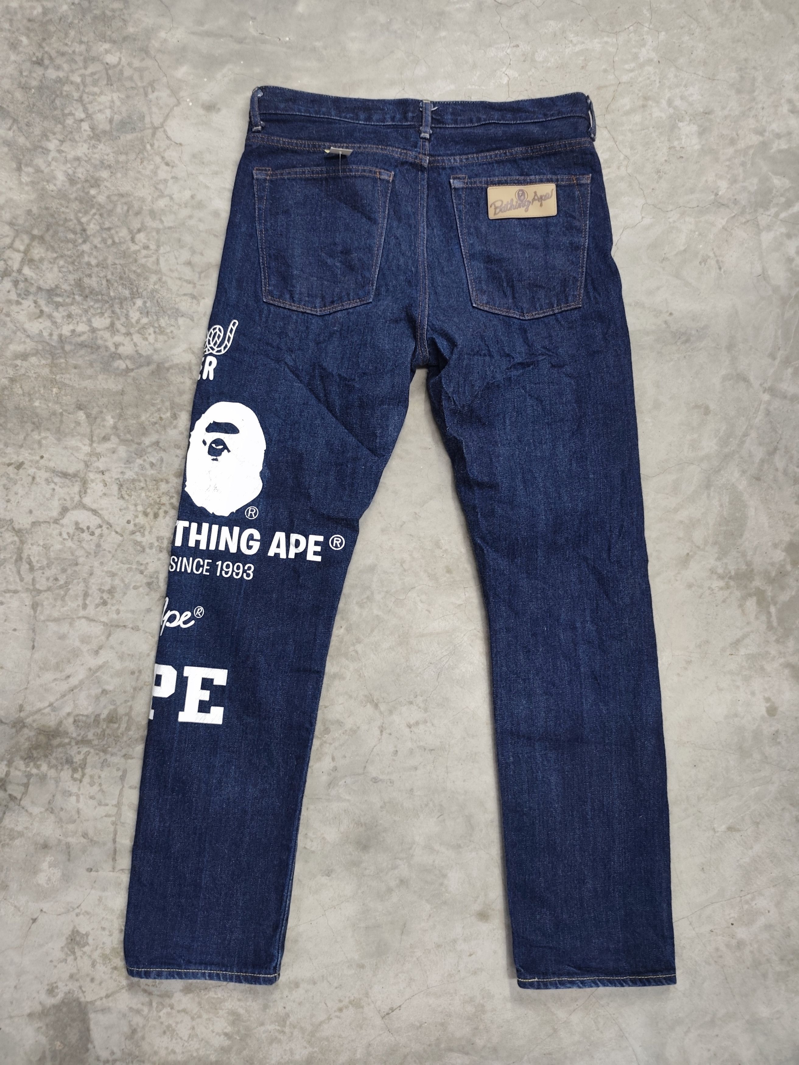 Bape Bape jeans selvedge Size US 32 / EU 48 - 2 Thumbnail