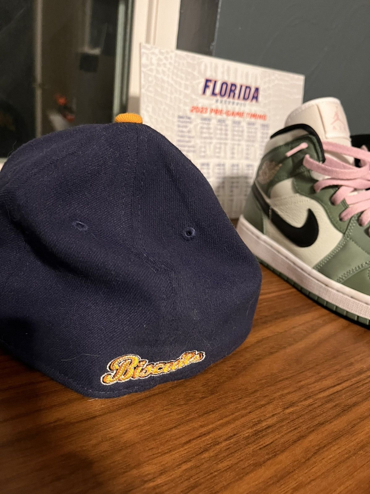 New Era Montgomery Biscuits Baseball Hat Size ONE SIZE - 4 Thumbnail