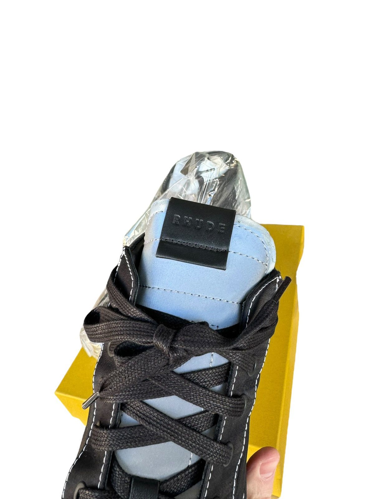 Rhude V1 Black Hi Translucent Sole Size US 10 / EU 43 - 11 Thumbnail