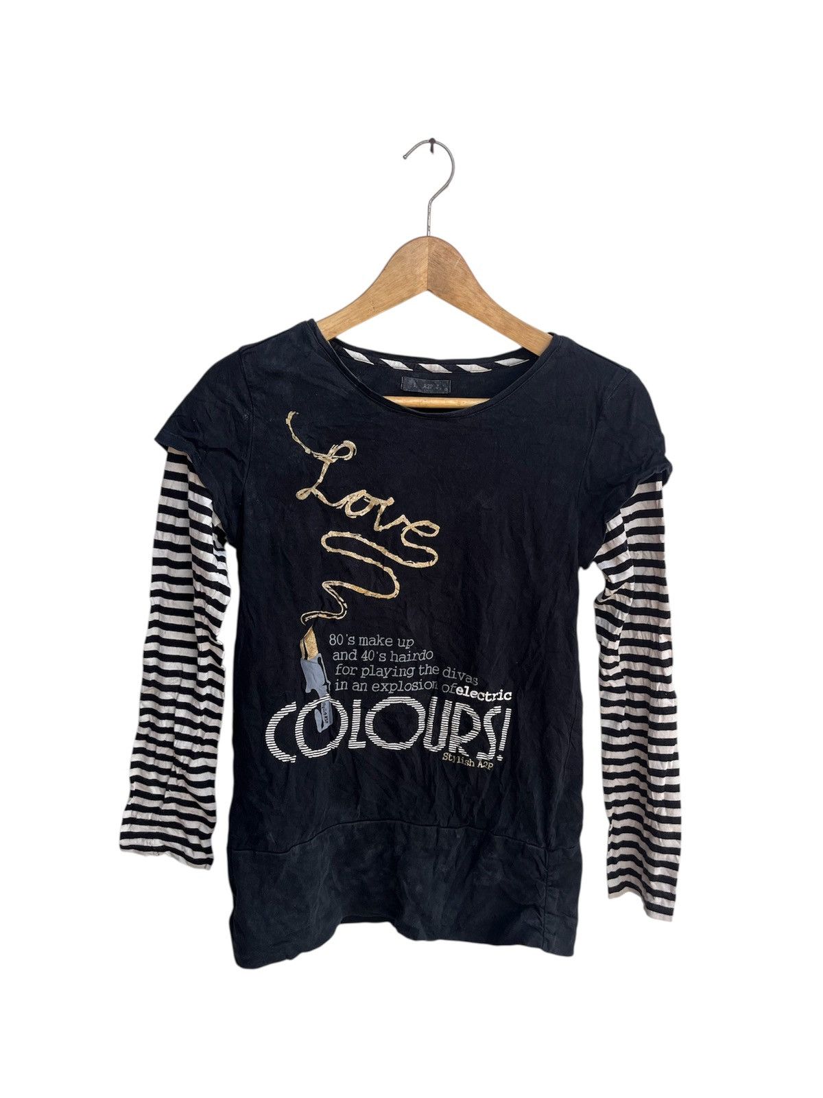 Japanese Brand STEAL! Japanese A2P Double Layers Gohtic Longslevee Y2K Punk Size US S / EU 44-46 / 1 - 1 Thumbnail