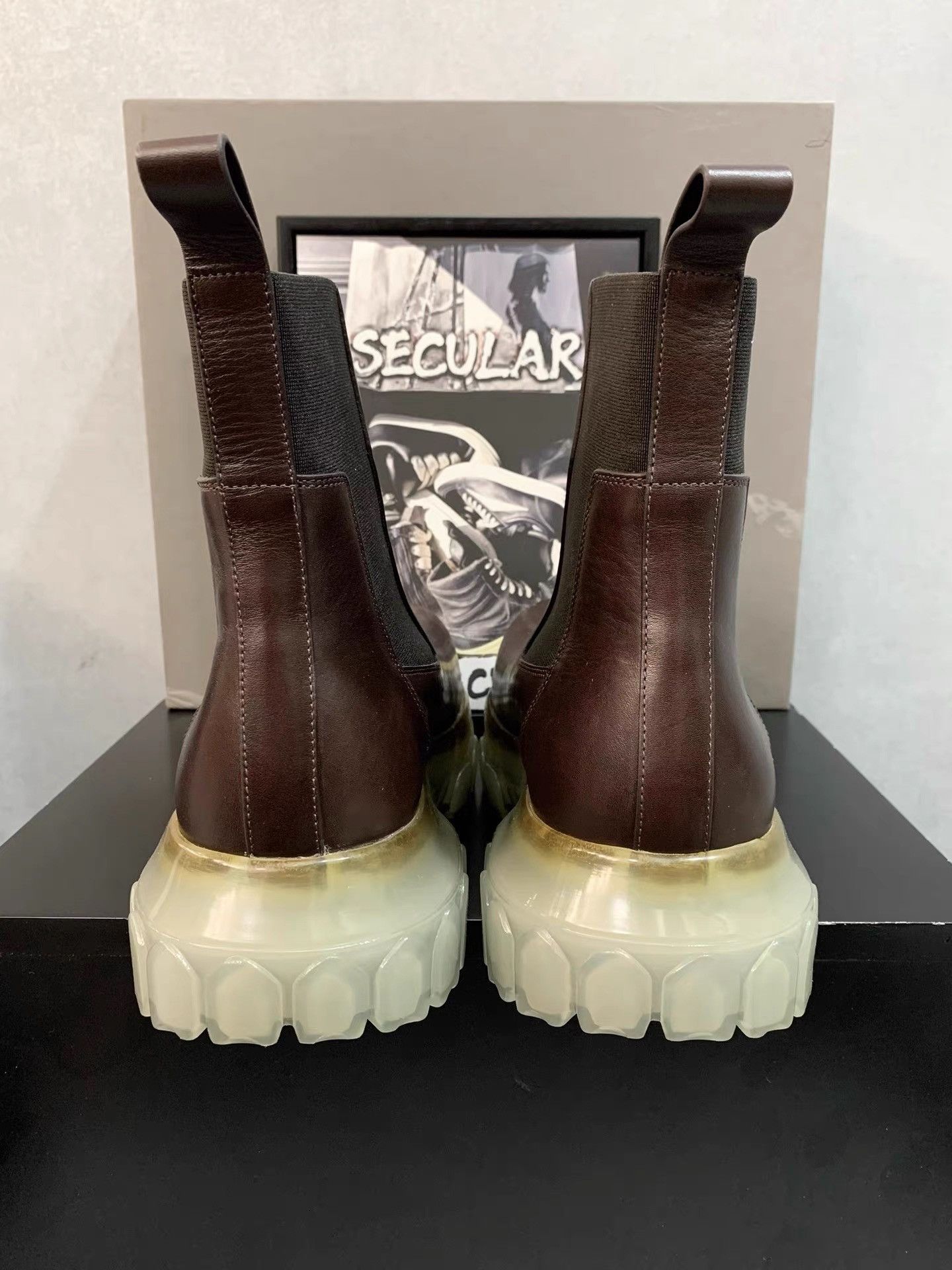 Rick Owens Rick Owens Tractor Octopus Sole Chelsea Boots K34 Size US 5 / IT 35 - 7 Thumbnail