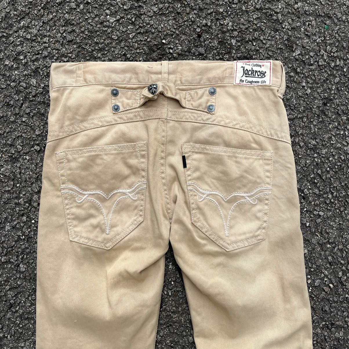JACKROSE Flared Jackrose Buckle Back Brown Bootcut Pants Size US 30 / EU 46 - 11 Thumbnail