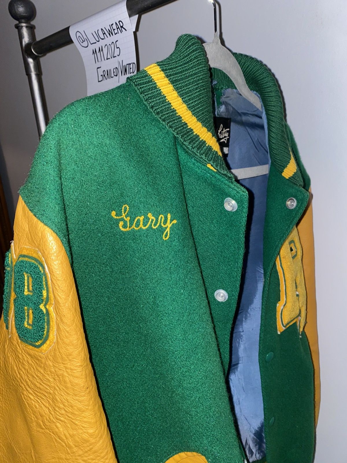 Other Whiting Varsity Jacket Green/Yellow (Vintage) Size US XS / EU 42 / 0 - 4 Thumbnail