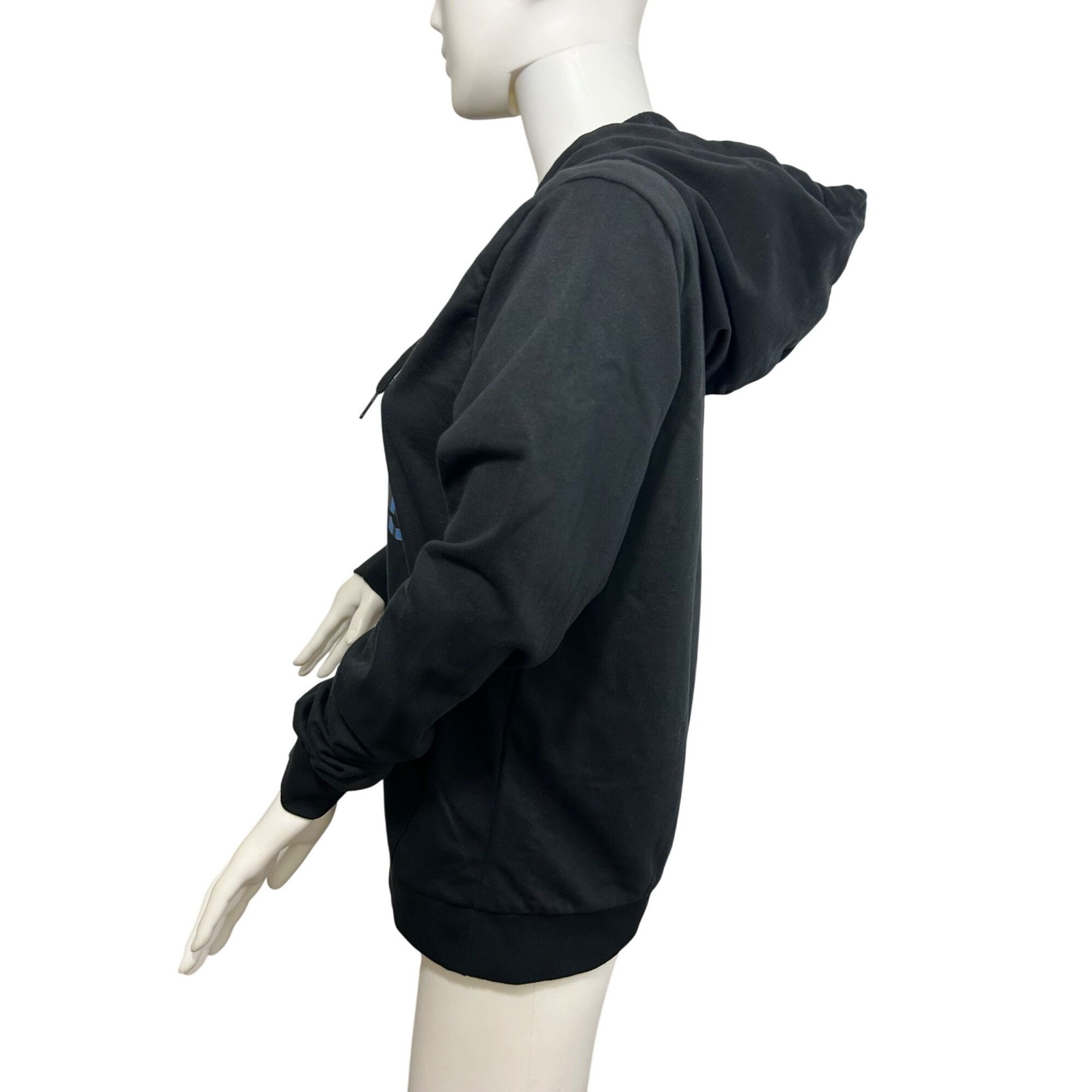 Adidas Adidas Women’s Hoodie Sweatshirt XS Black Animal Print Logo Size XS / US 0-2 / IT 36-38 - 4 Thumbnail
