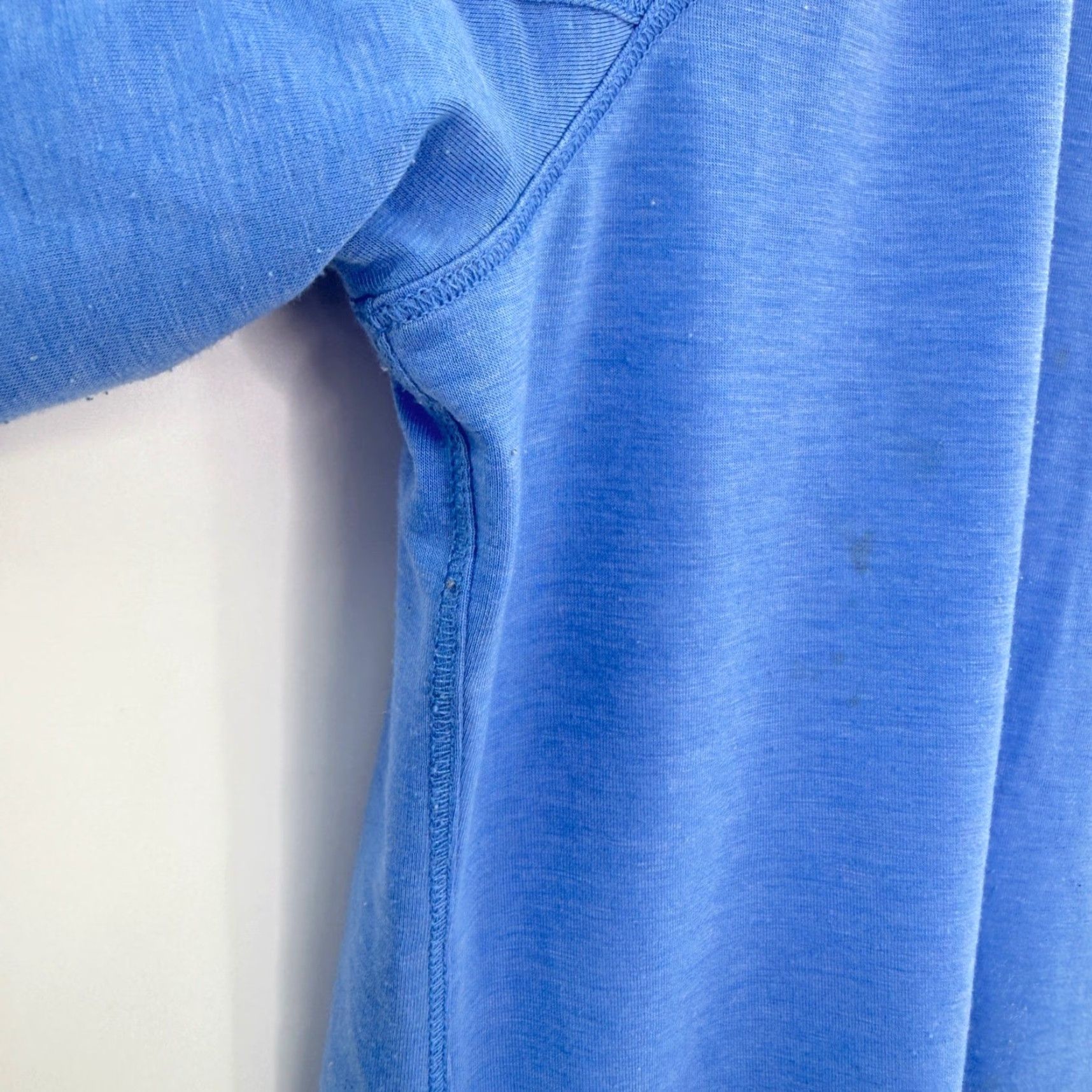 Vintage L.L. Bean Womens Blue Tencel Blend Performance Long Sleeve Top Thumbholes L REG Shirt Size L / US 10 / IT 46 - 4 Thumbnail