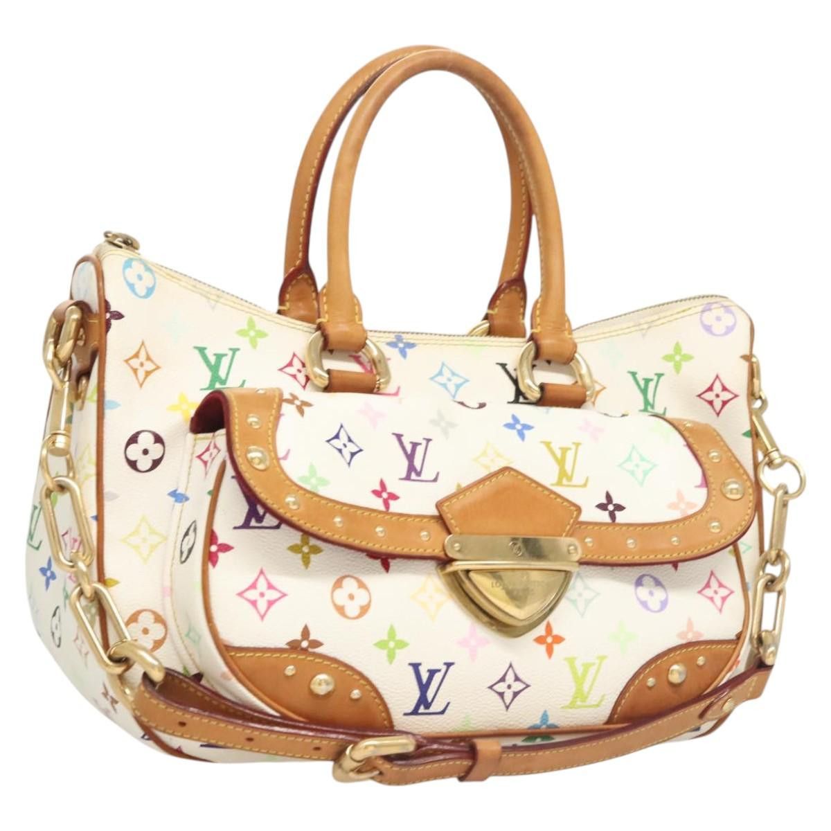Louis Vuitton LOUIS VUITTON Monogram Multicolor Rita Bag White M40125 Size ONE SIZE - 13 Thumbnail