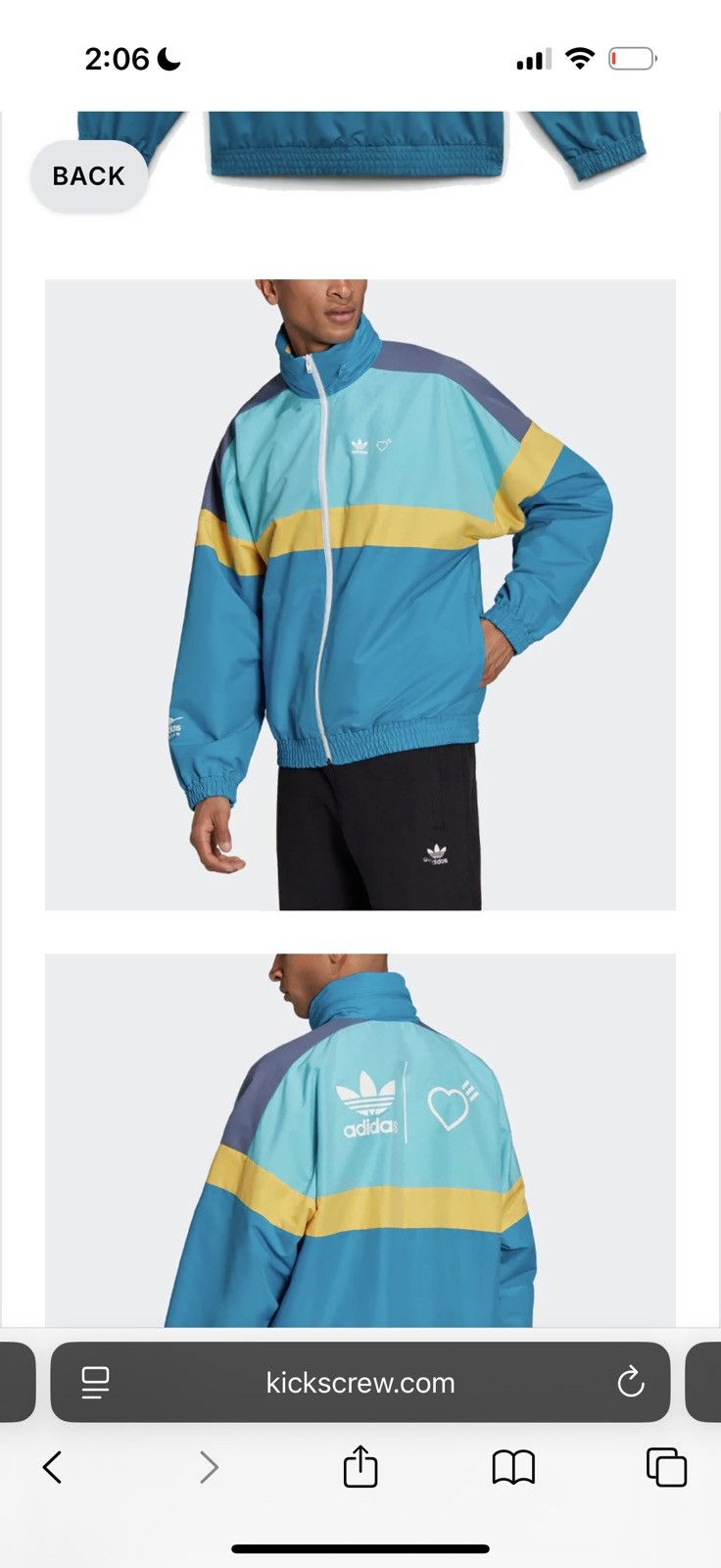 Other Adidas windbreaker Size US S / EU 44-46 / 1 - 1 Thumbnail