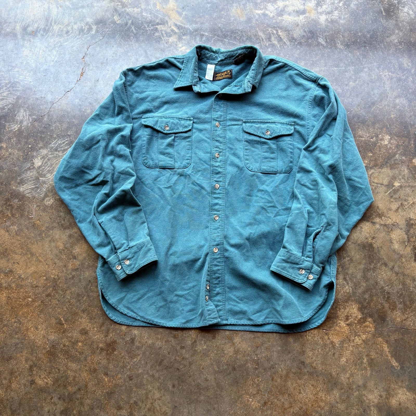 Eddie Bauer Vintage Eddie Bauer Cotton Button Up Thick Shirt Size US XL / EU 56 / 4 - 1 Thumbnail