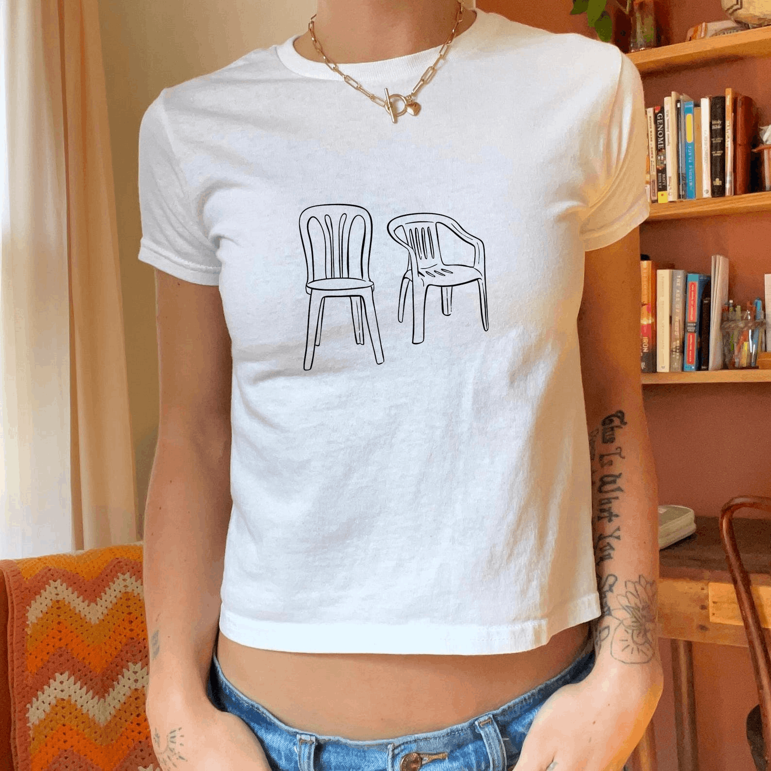 Other DTMF Chairs Drawing Shirt Size M / US 6-8 / IT 42-44 - 3 Thumbnail