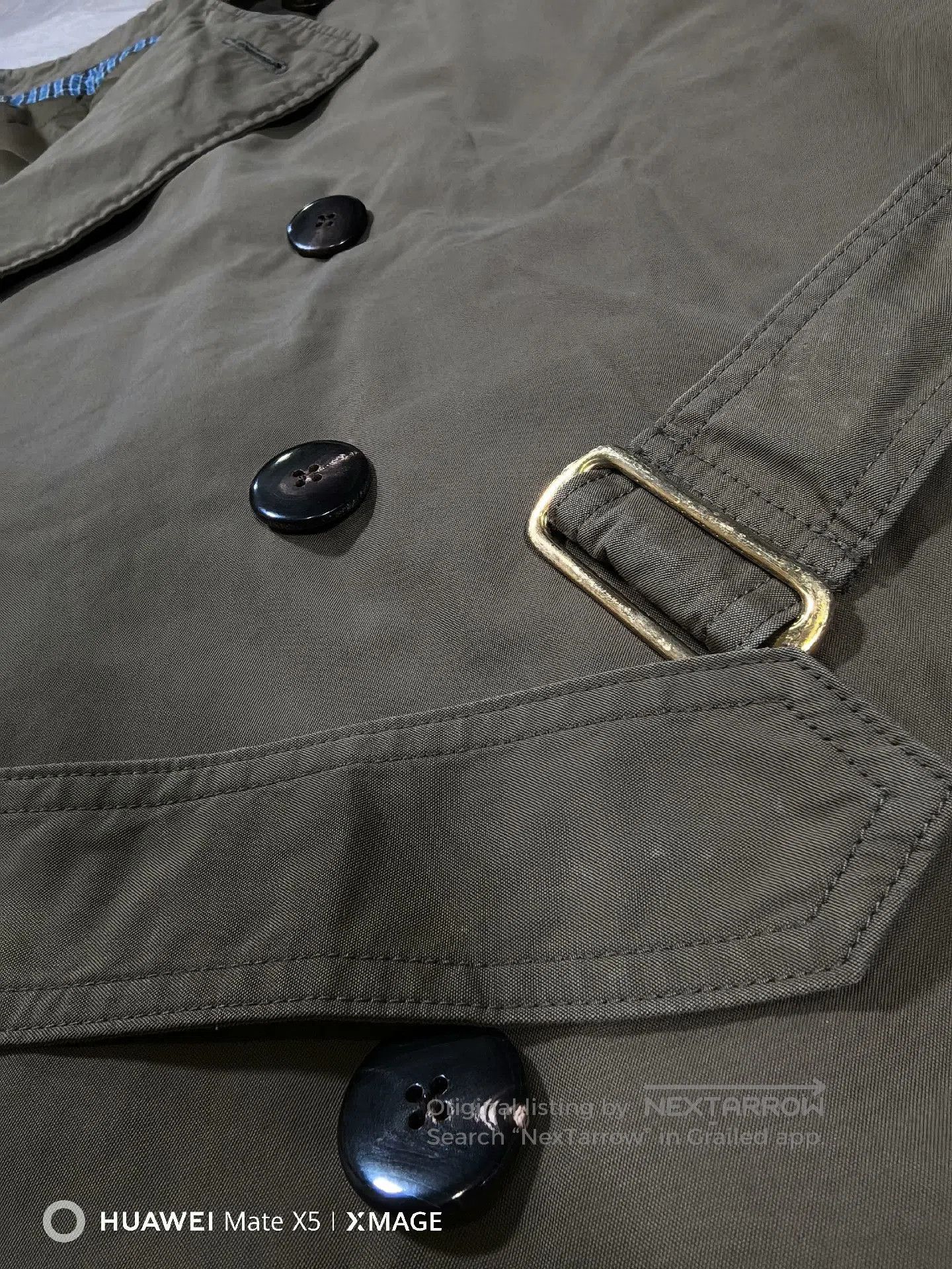 Visvim visvim dashiell trench coat in olive color. Size US M / EU 48-50 / 2 - 2 Thumbnail