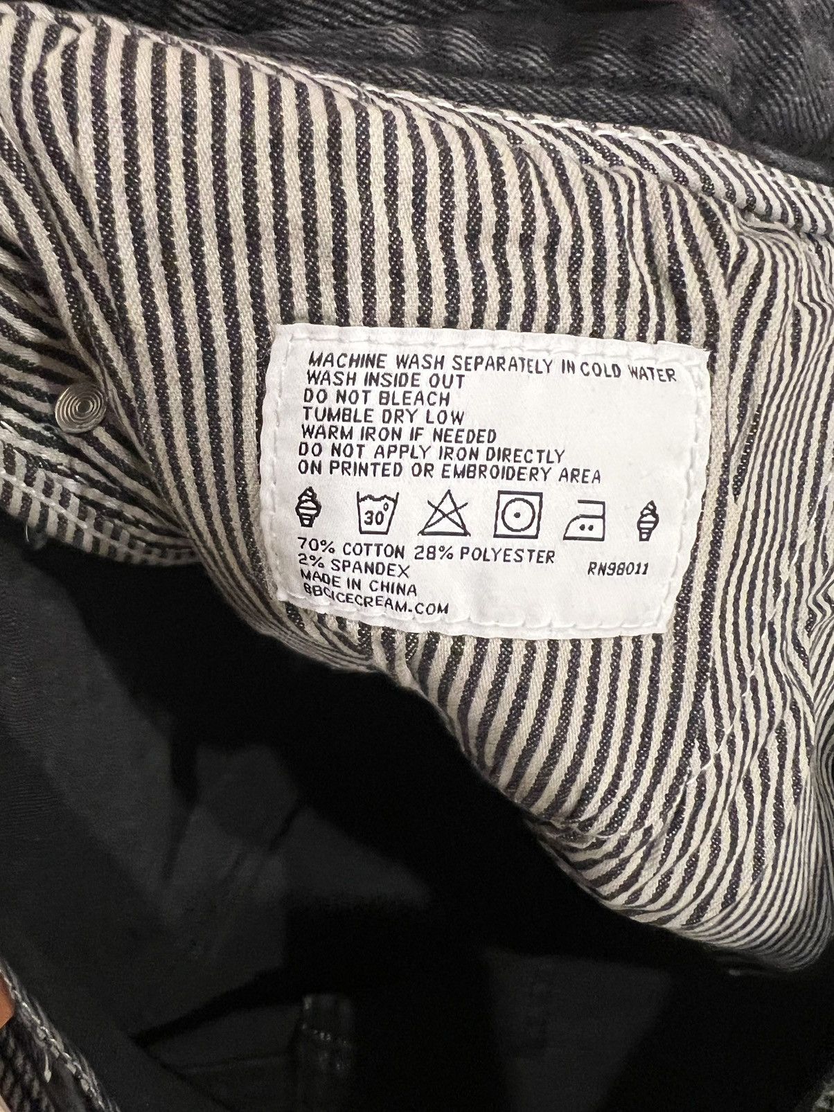 Icecream Icecream x Billionaire Boys Club Jeans Black Size 38/32 Size US 38 / EU 54 - 9 Thumbnail