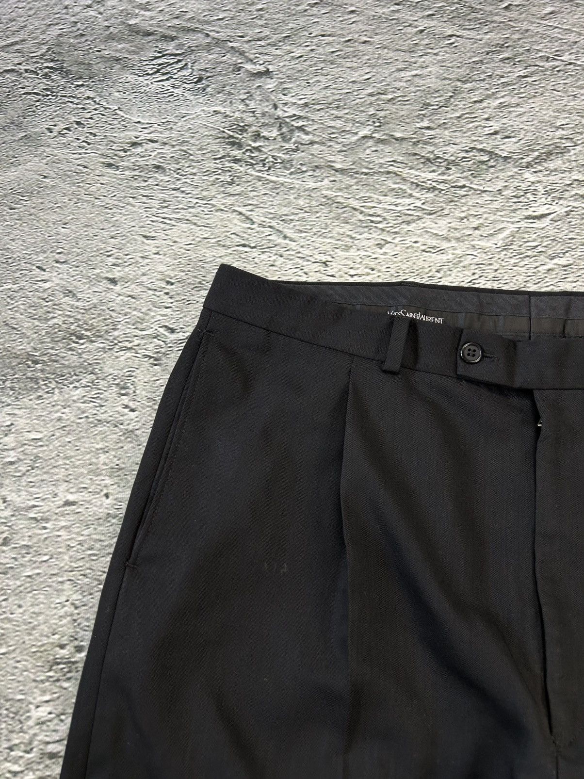 Vintage × Yves Saint Laurent Vintage YSL Yves Saint Laurent Suit Classic Wool Pants Size US 34 / EU 50 - 3 Thumbnail